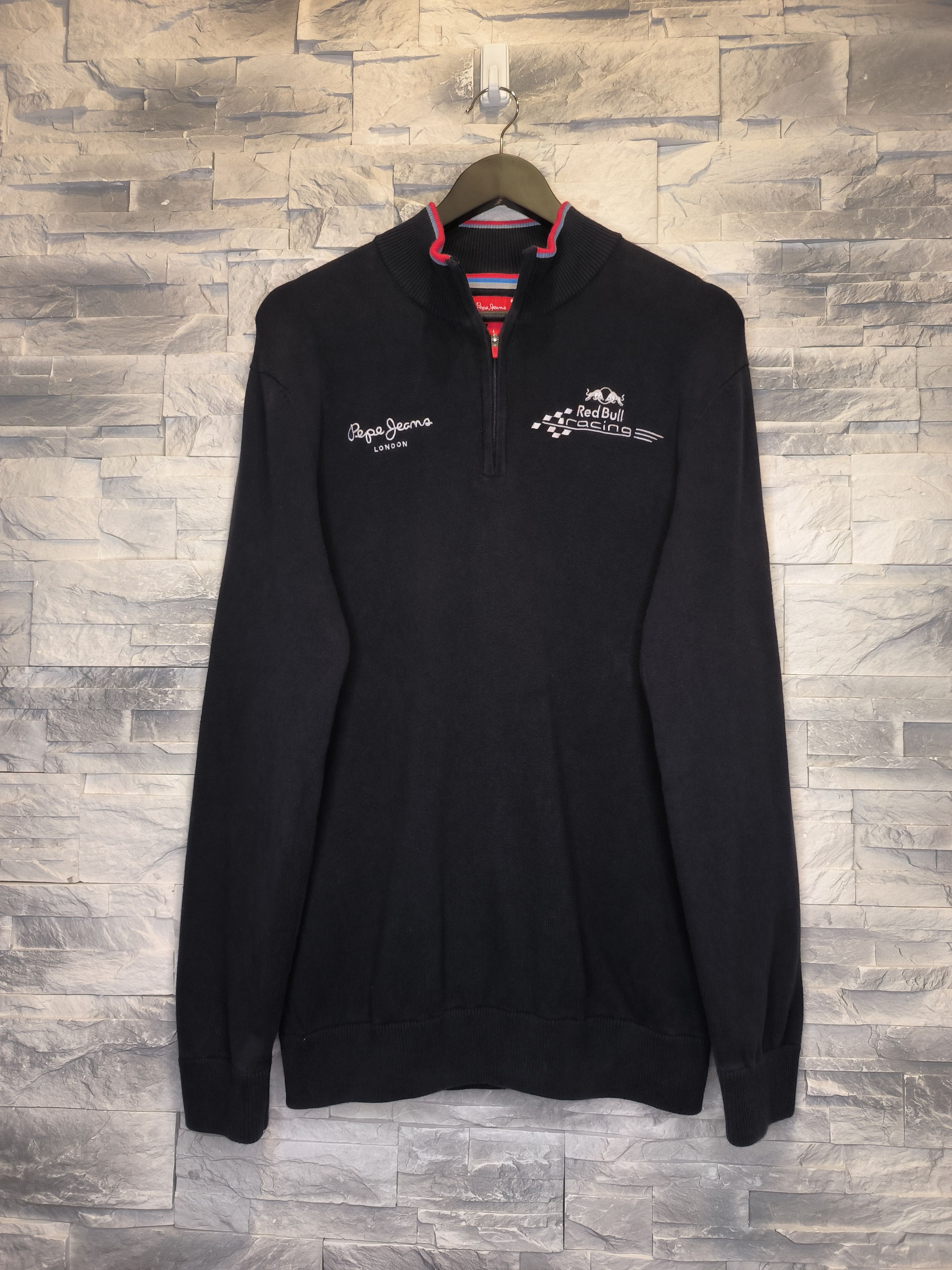 Pepe Jeans Pepe Jeans Racing Red Bull Half Zip Sweatshirt Size US L / EU 52-54 / 3 - 1 Thumbnail