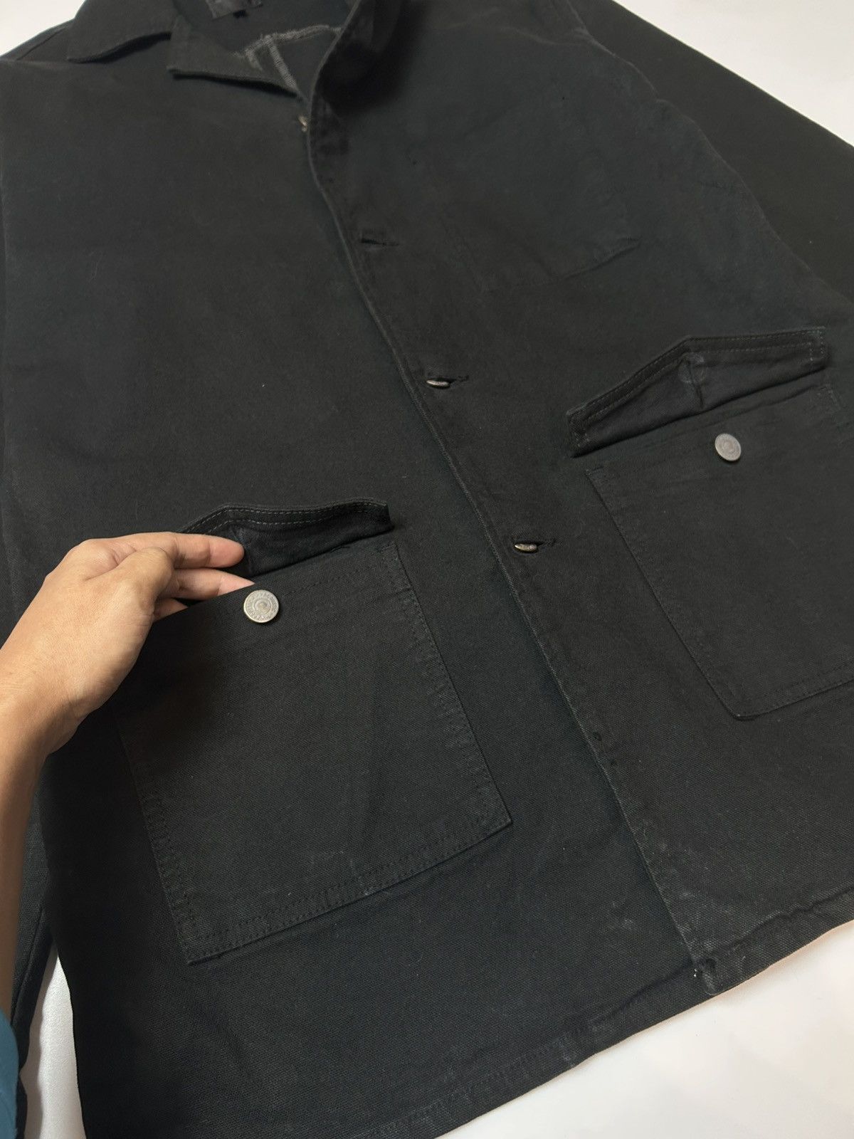 45rpm × Japanese Brand ACOUSTIC COTTON WORKER JACKET Size US M / EU 48-50 / 2 - 2 Thumbnail