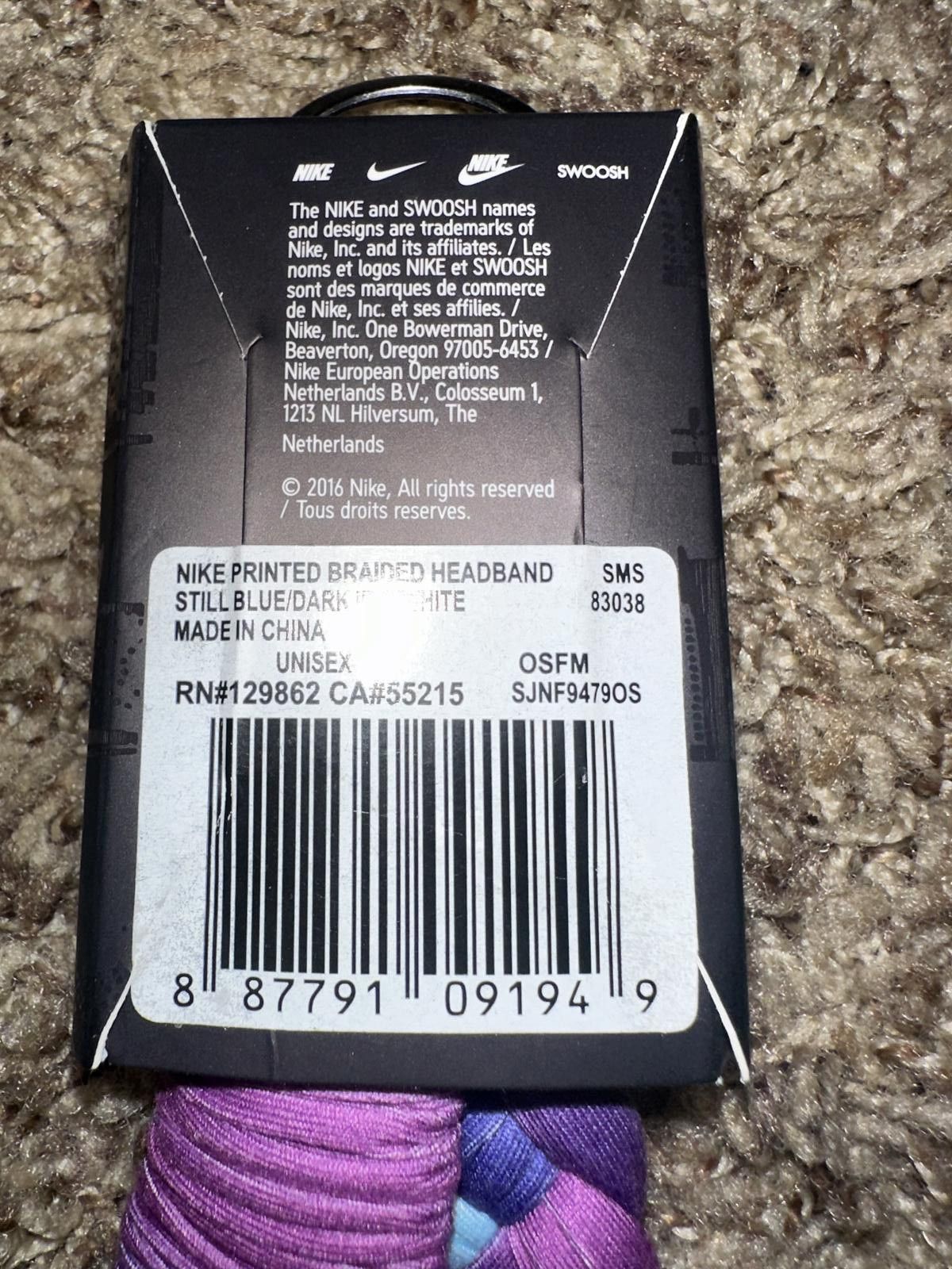 Nike Nike Dri-Fit Womens Braided Headband Size ONE SIZE - 2 Thumbnail