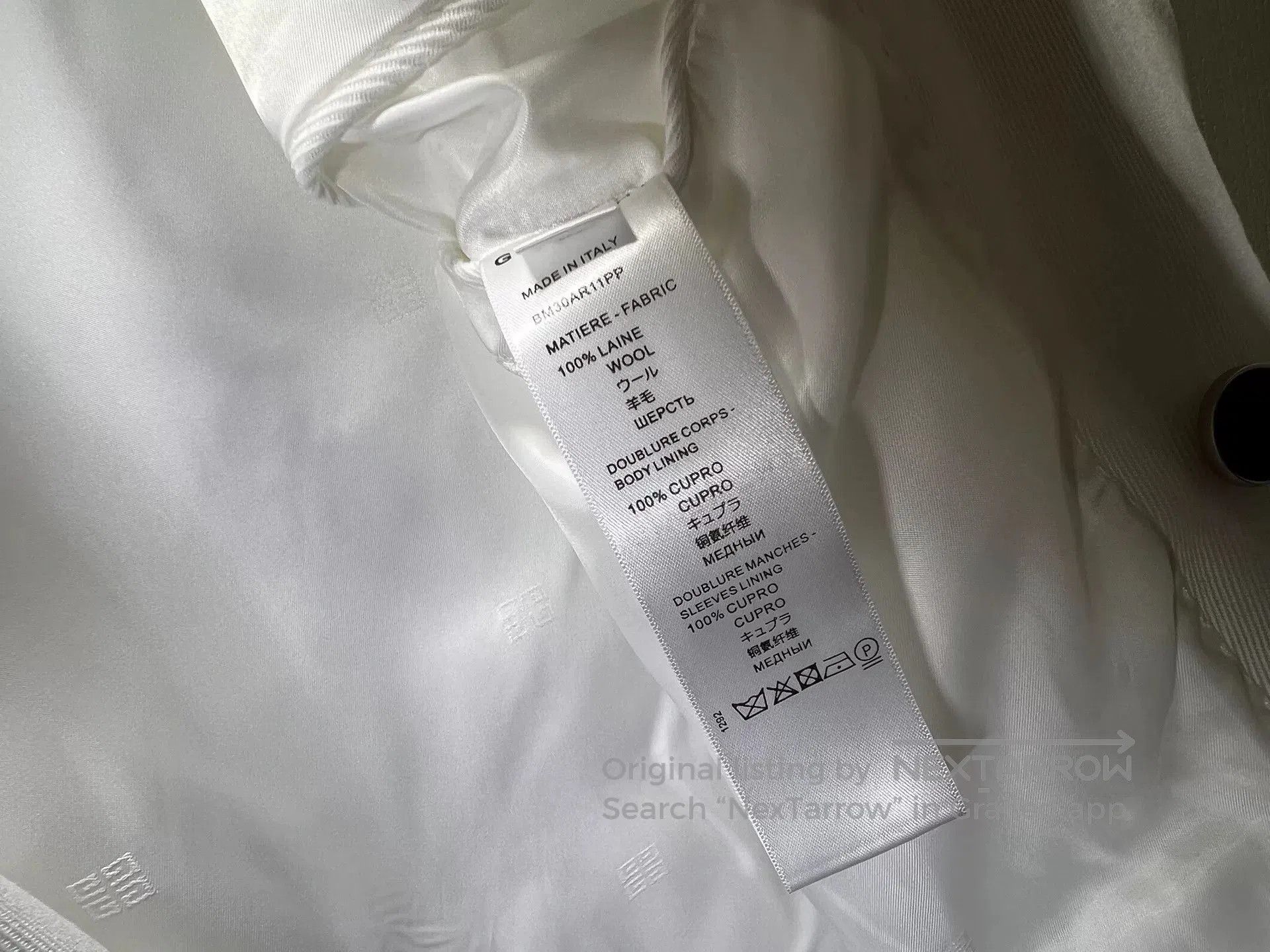 Givenchy Givenchy Men's Casual Wool Suit Jacket. Size US M / EU 48-50 / 2 - 7 Thumbnail