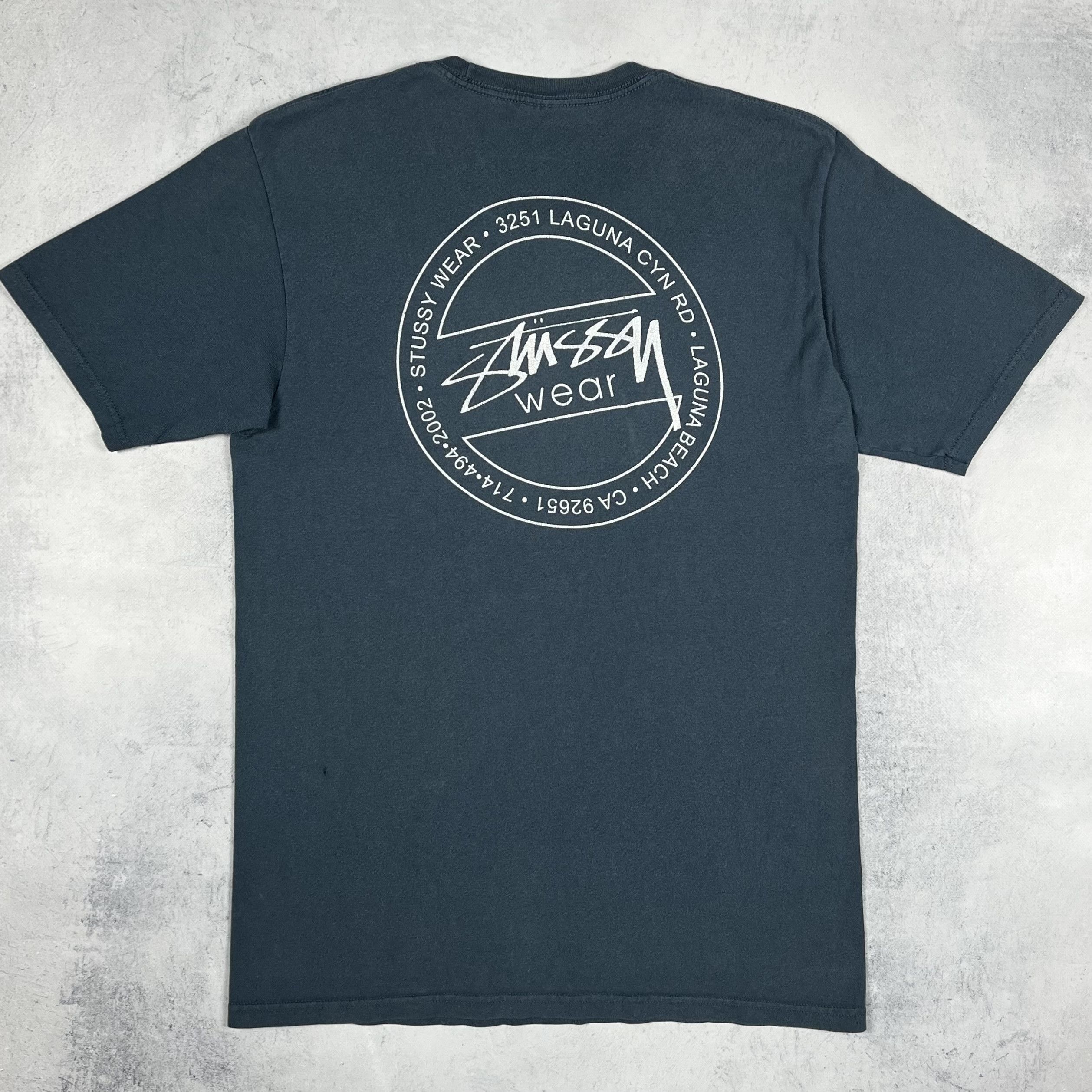 Stussy Vintage Stussy Wear Y2K Big Logo Faded T Shirt 00’s Size US M / EU 48-50 / 2 - 2 Thumbnail