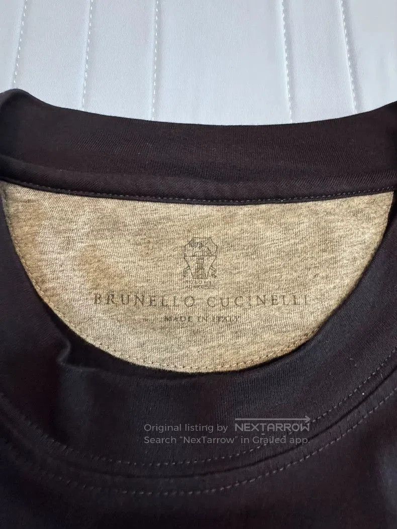 Brunello Cucinelli Brunello Cucinelli SS24 Logo Crewneck T-Shirt. Size US S / EU 44-46 / 1 - 3 Thumbnail