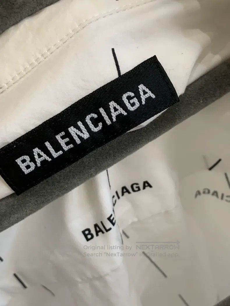 Balenciaga Balenciaga Shirt Jacket Printed Logo Long Sleeve Shirt Size XS / US 0-2 / IT 36-38 - 5 Thumbnail
