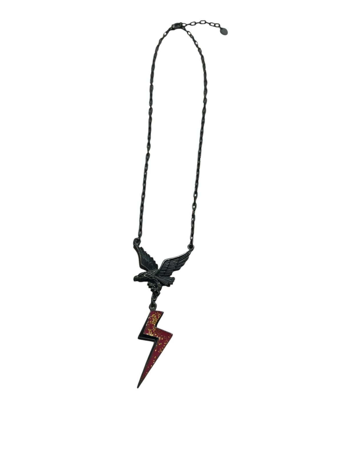 Japanese Brand × Jean Paul Gaultier Batsu Bolt Lightning x Eagle S.Steel Necklace Size ONE SIZE - 1 Thumbnail