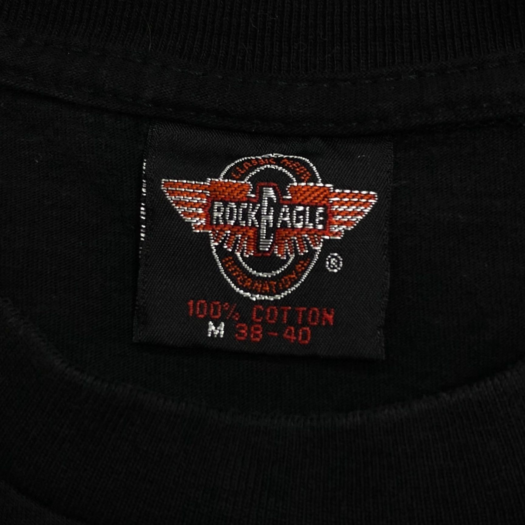 Vintage ROCK EAGLE "VIETNAM" The Land That Got Forgot T-Shirt Black Small Vintage Mens Short Sleeve Cotton Graphic Print Decade: Size US S / EU 44-46 / 1 - 4 Thumbnail