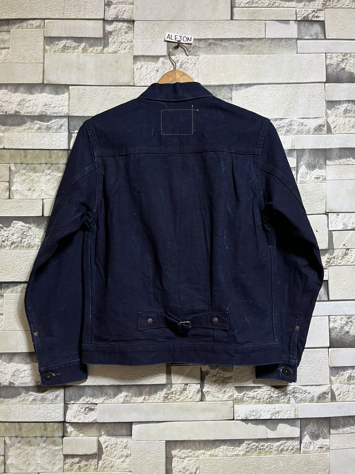 Burgus Plus BURGUS PLUS JAPAN TYPE-1 INDIGO DYED DUCK CANVAS JACKET Size US S / EU 44-46 / 1 - 8 Thumbnail