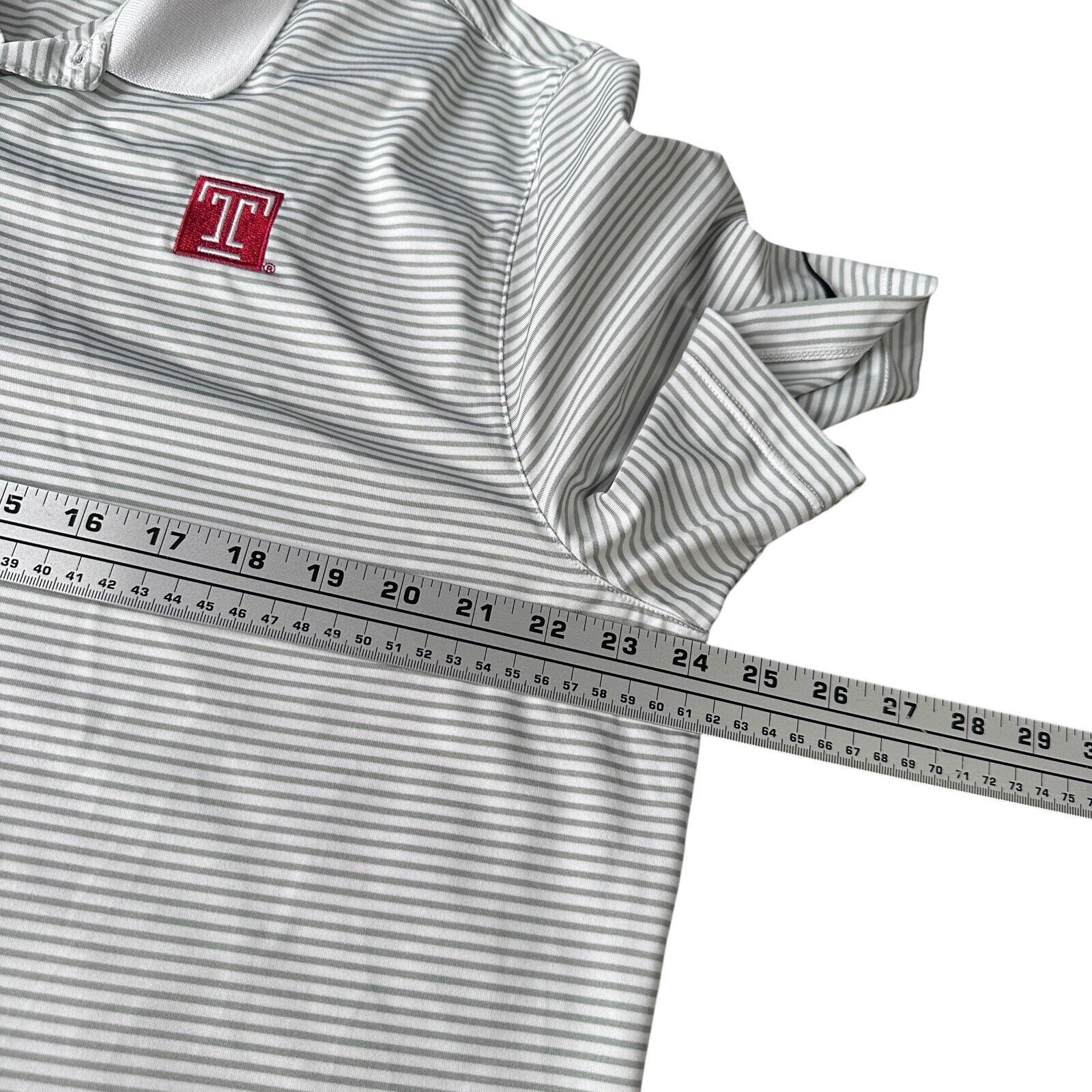 Nike Nike Temple Golf Polo Shirt Men XL White Gray Short Sleeve Size US XL / EU 56 / 4 - 7 Thumbnail