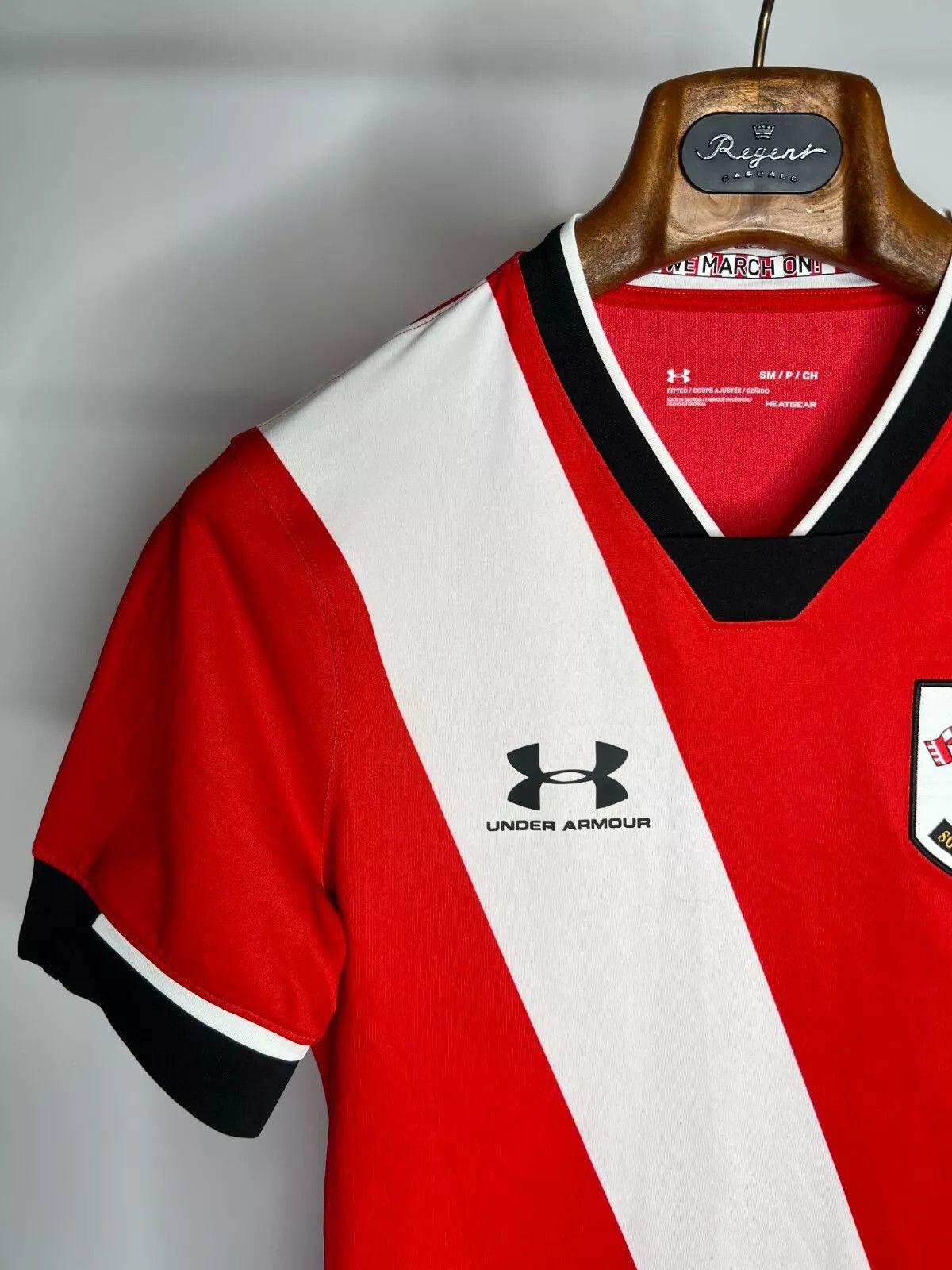 Under Armour Southampton Under Armour Men's 2020-21 Football Home Jersey Size US S / EU 44-46 / 1 - 2 Thumbnail