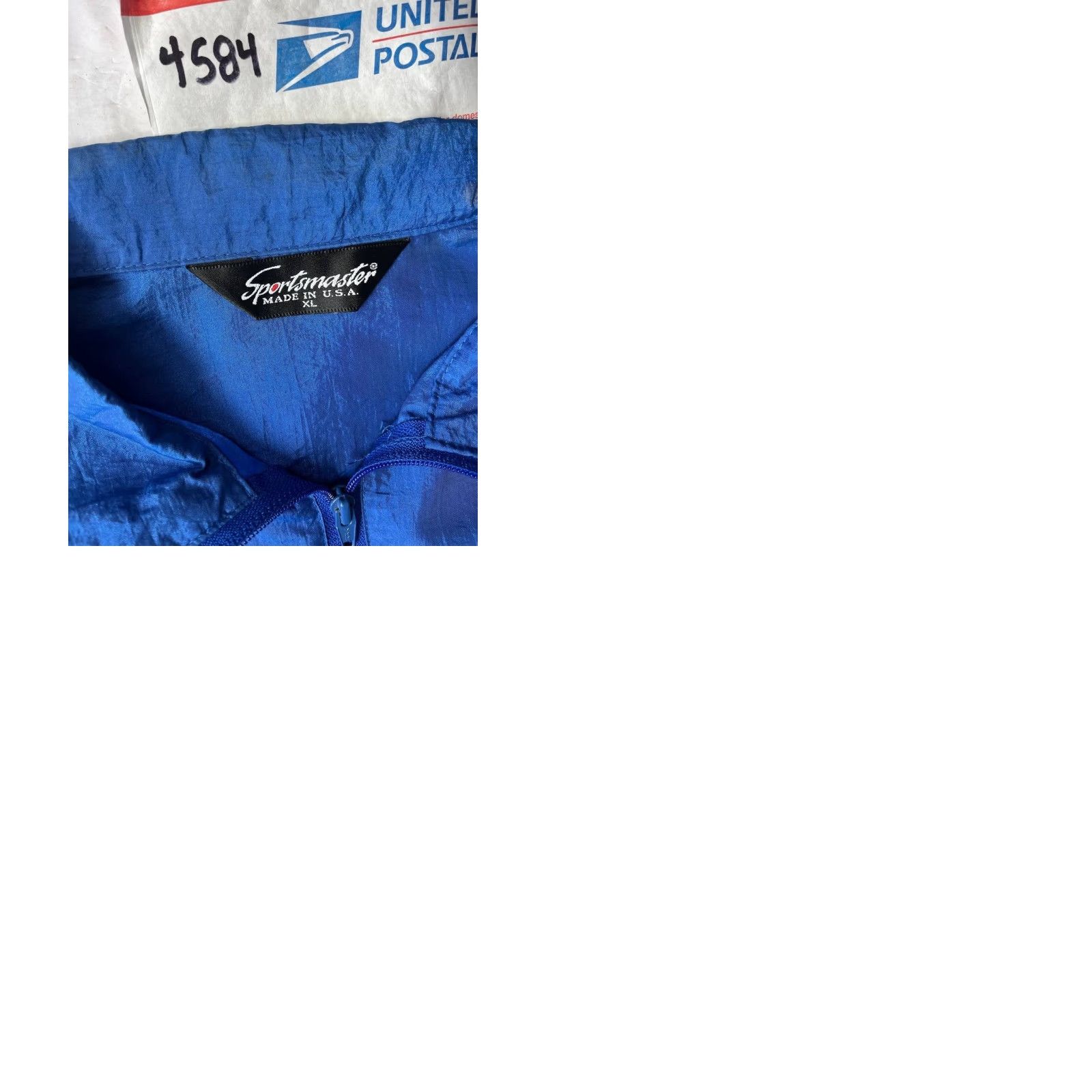 Vintage VINTAGE Sportsmaster Jacket XL Mens Blue Nylon Windbreaker Retro Coach Made in USA Size US XL / EU 56 / 4 - 9 Thumbnail