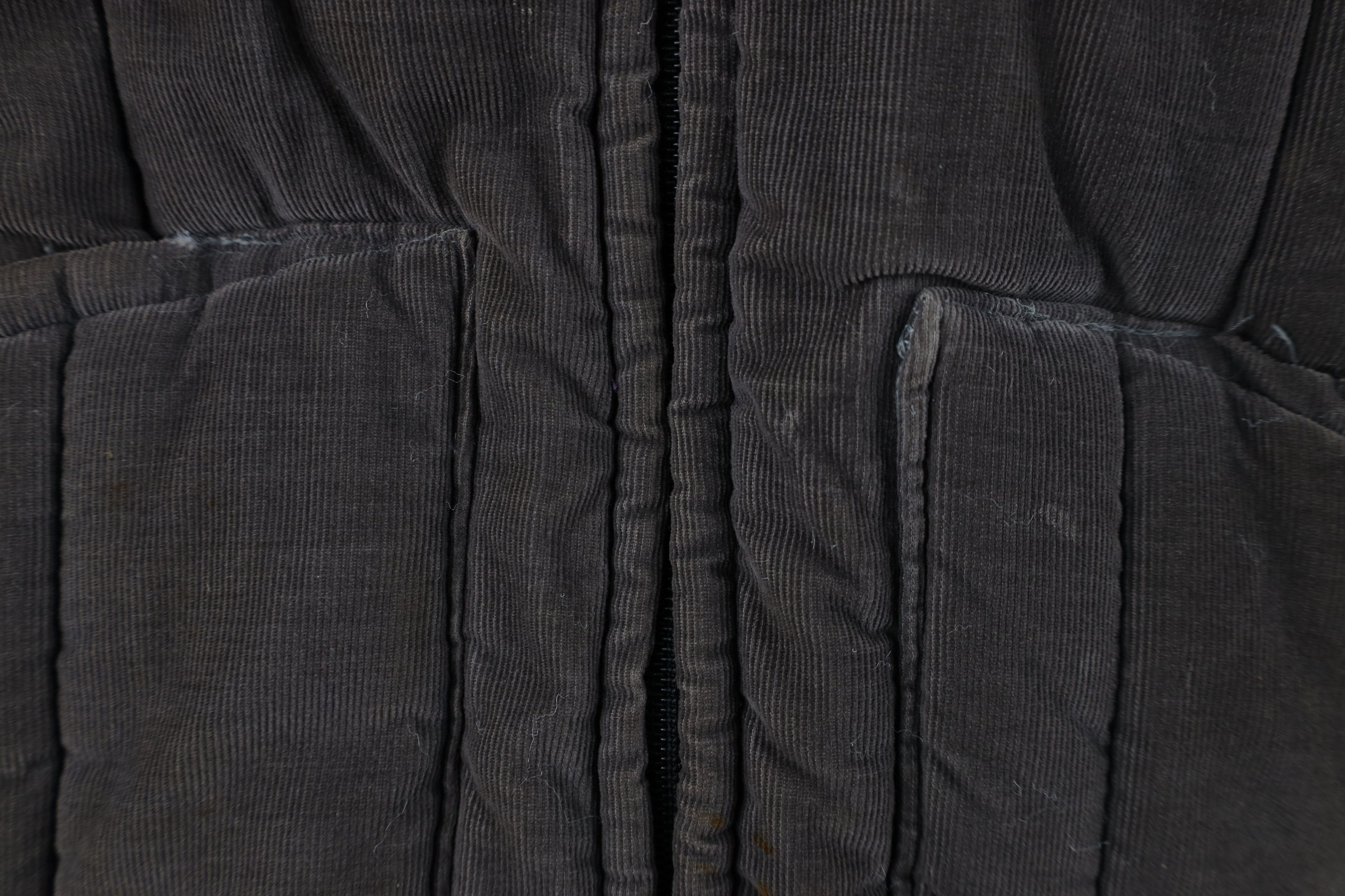 Vintage Vintage 70s 80s Streetwear Blank Corduroy Puffer Vest Jacket Size US XL / EU 56 / 4 - 7 Thumbnail