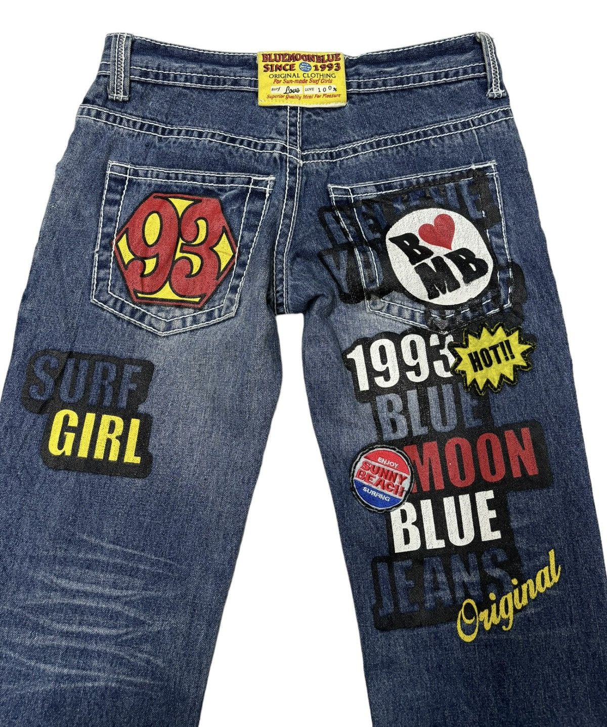 Hysteric Glamour × Japanese Brand 🔥BLUE MOON BLUE DAICOCK EVISU STYLE DENIM JEANS Size US 30 / EU 46 - 2 Thumbnail