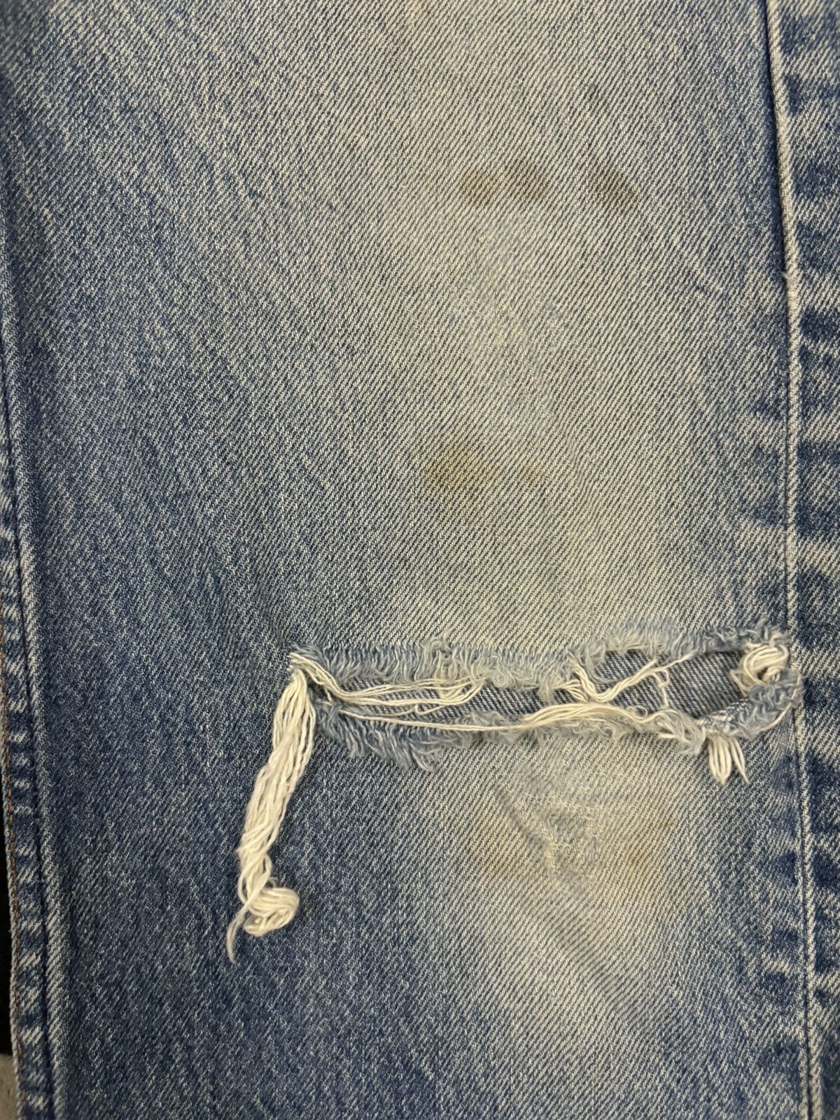Levi's Vintage 90 Levis 501 Straight Leg Distressed Grunge Jeans Size US 31 - 9 Thumbnail