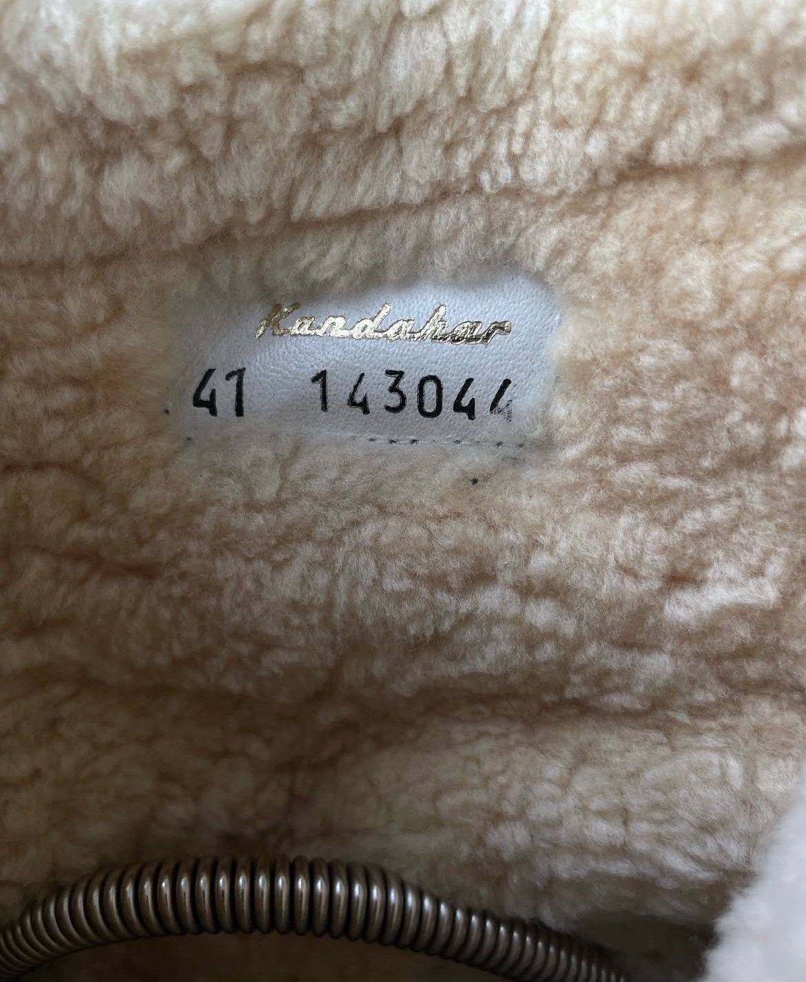 Genuine Leather Kandahar Sheepskin Boots on RiRi Zippers Size US 8 / EU 41 - 9 Thumbnail