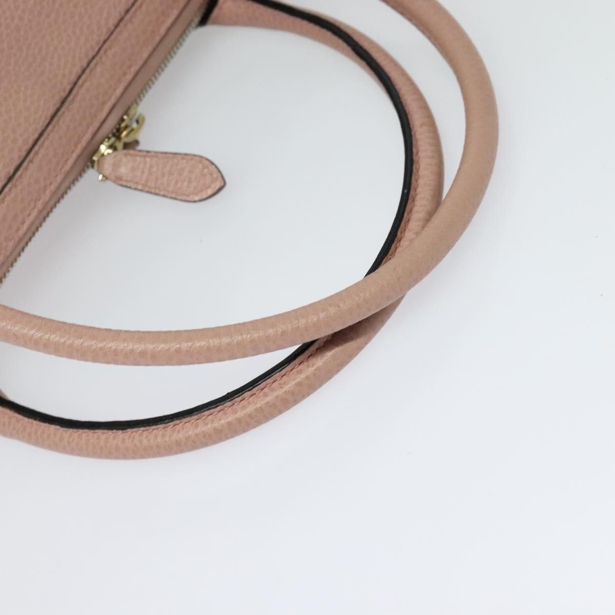 Gucci GUCCI Hand Bag Leather Outlet Pink Gold Size ONE SIZE - 7 Thumbnail