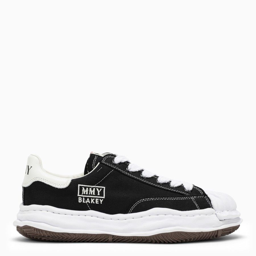 Maison MIHARA YASUHIRO o1d2blof0424 Low-Top Sneakers in Black & White Size US 9 / EU 42 - 1 Thumbnail