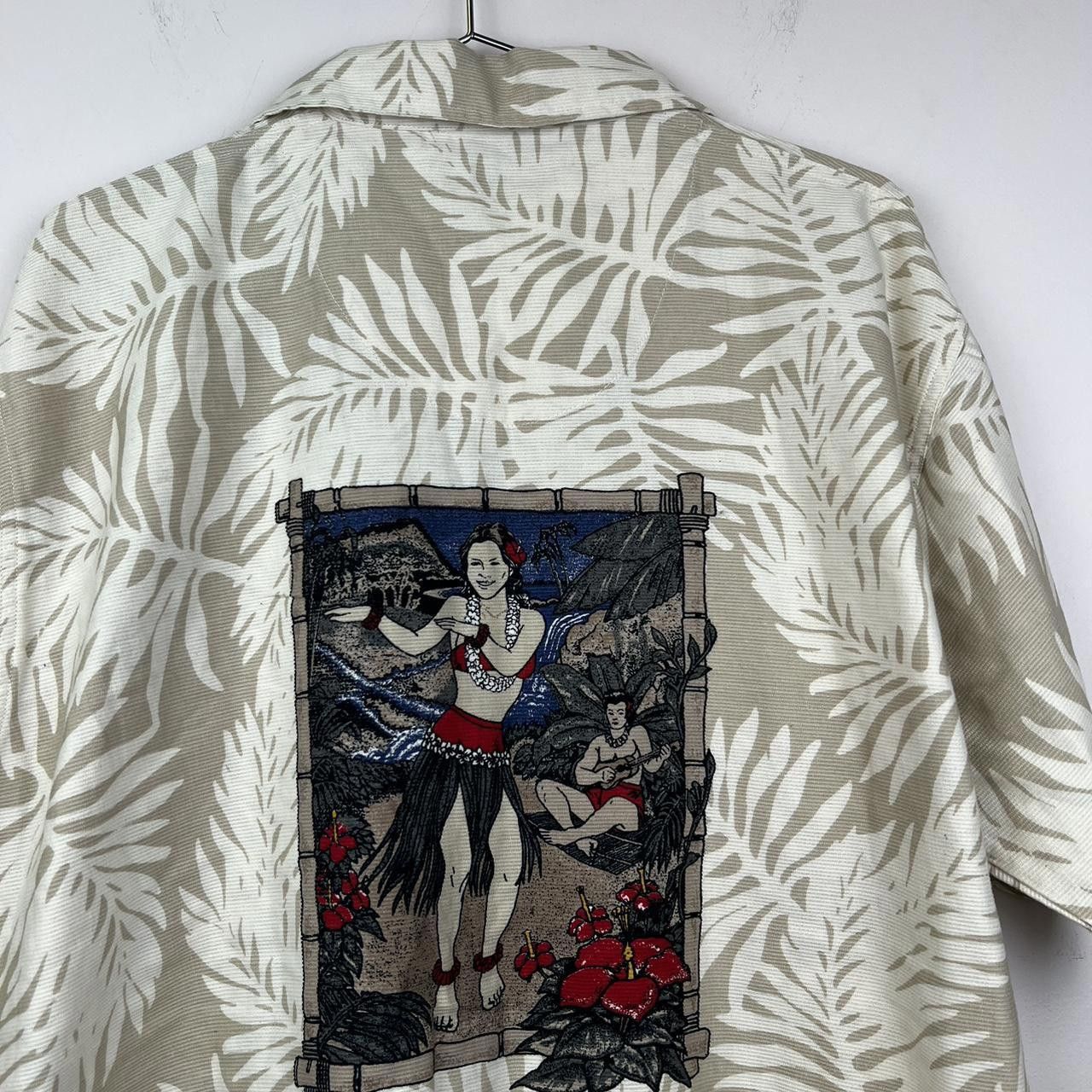 Vintage No Boundaries Tan and cream Hawaiian shirt Size US L / EU 52-54 / 3 - 5 Thumbnail
