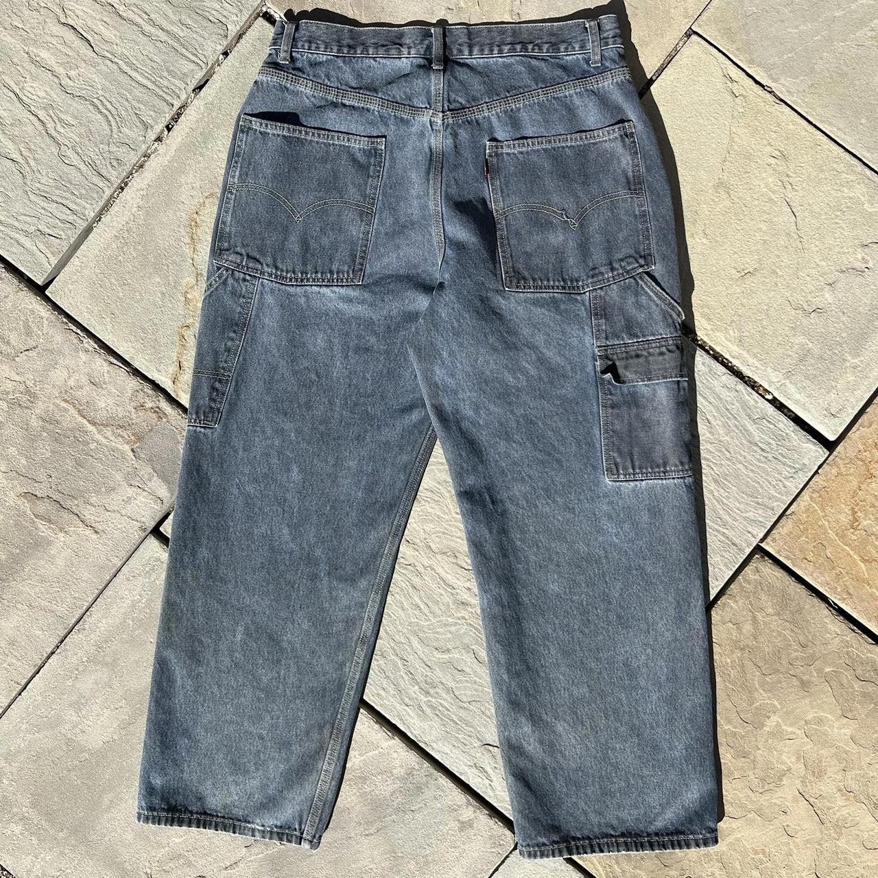 Levi's Vintage Y2K 2001 Overdye Levis Reworked Carpenter Work Jeans Size US 34 / EU 50 - 1 Thumbnail