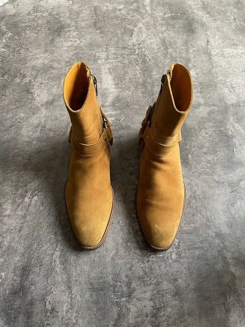 Saint Laurent Paris Saint Laurent Paris Suede Boots Size US 7 / EU 40 - 3 Thumbnail