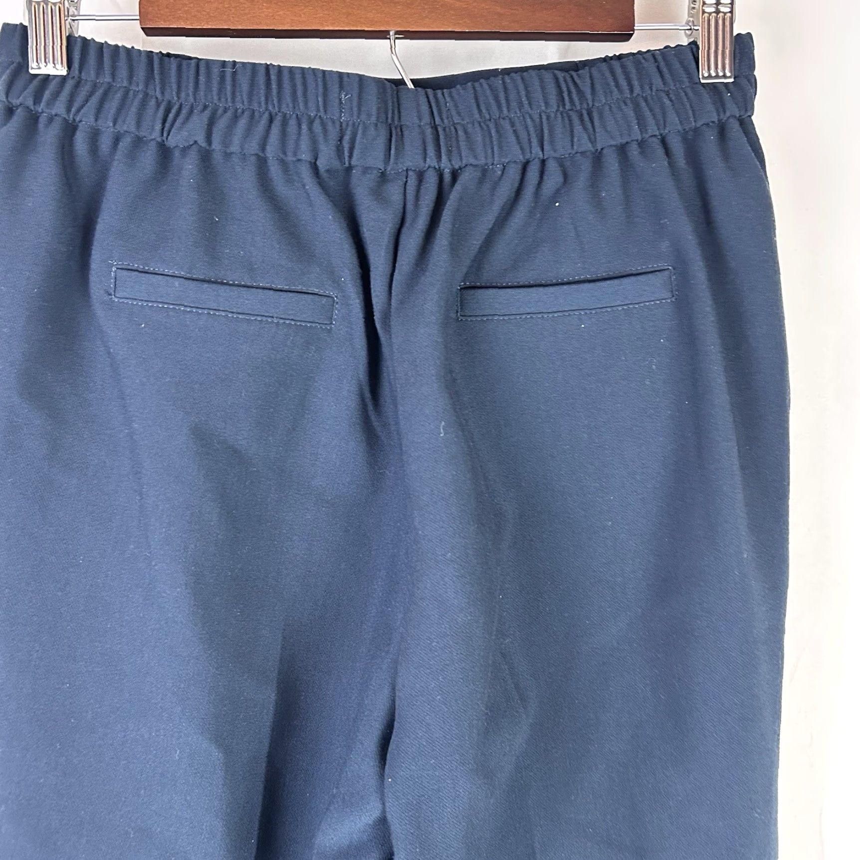 Anthropologie Anthropologie Copley Tapered Trousers Navy Blue Pants Pleated XS Extra Small Size 26" / US 2 / IT 38 - 7 Thumbnail