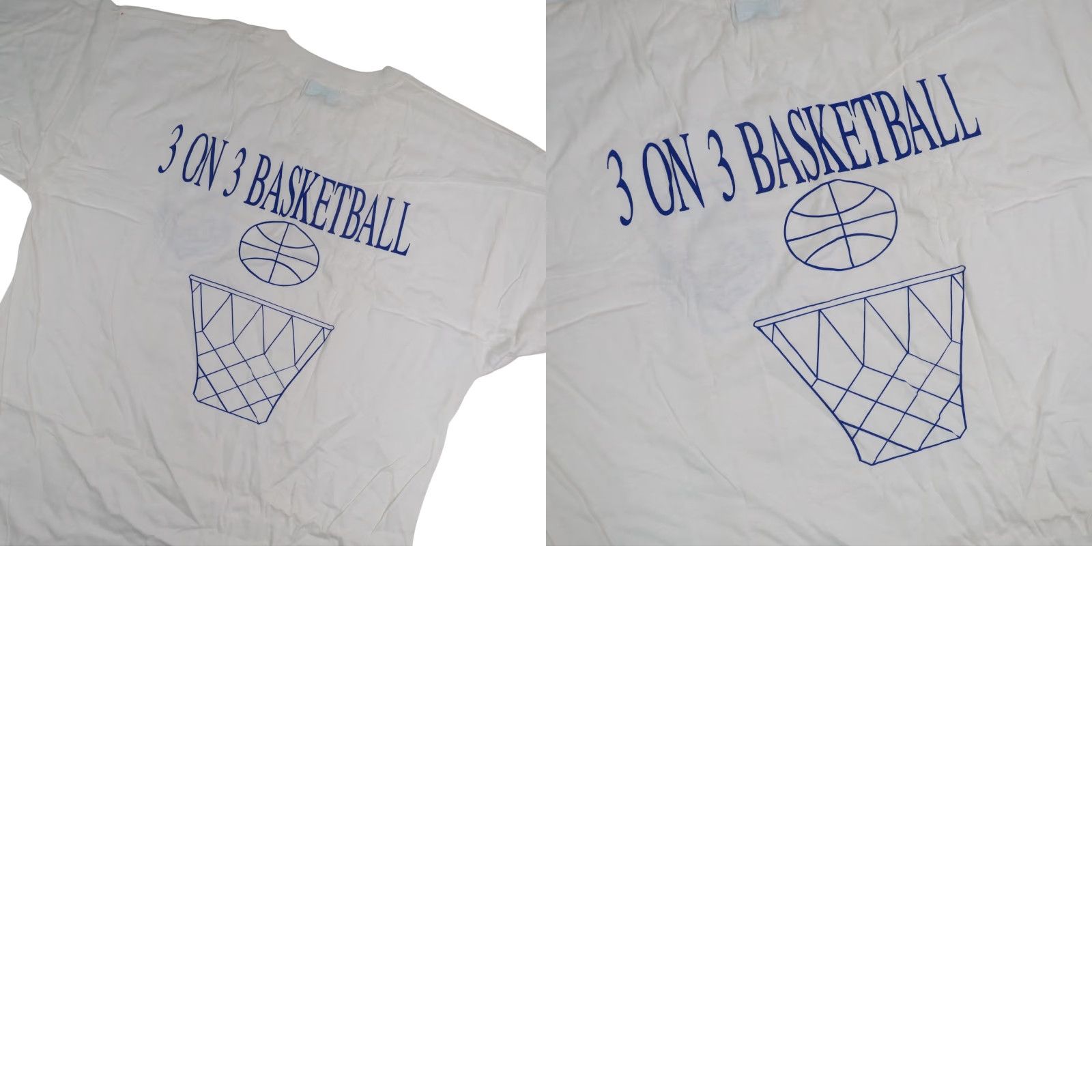 Vintage VINTAGE 90s 4404th Composite Wing Saudi Arabia 3 on 3 Basketball T Shirt Large Mens White Size US L / EU 52-54 / 3 - 9 Thumbnail
