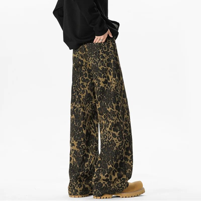Jean Leopard Print Jeans Size US 32 / EU 48 - 5 Thumbnail