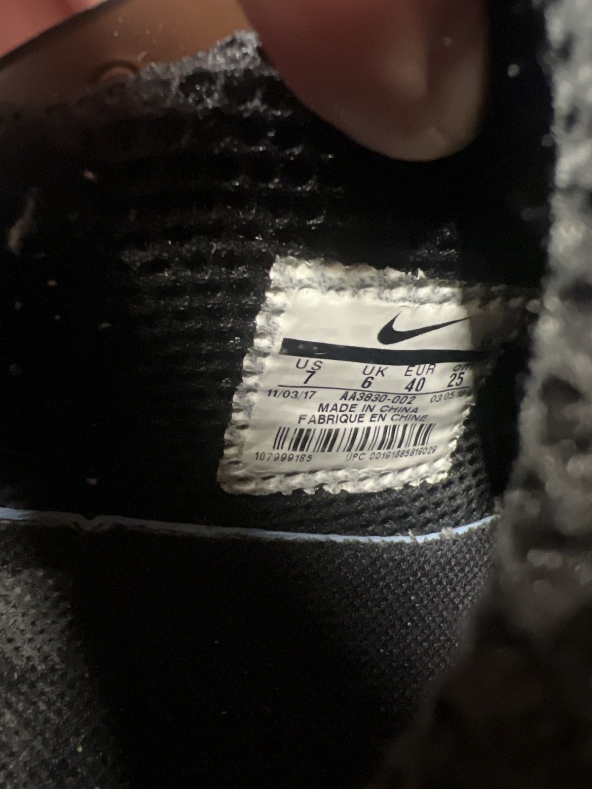 Nike × Off-White Nike Air Presto X Off-White Black EU 40 Size US 9 / IT 39 - 8 Thumbnail