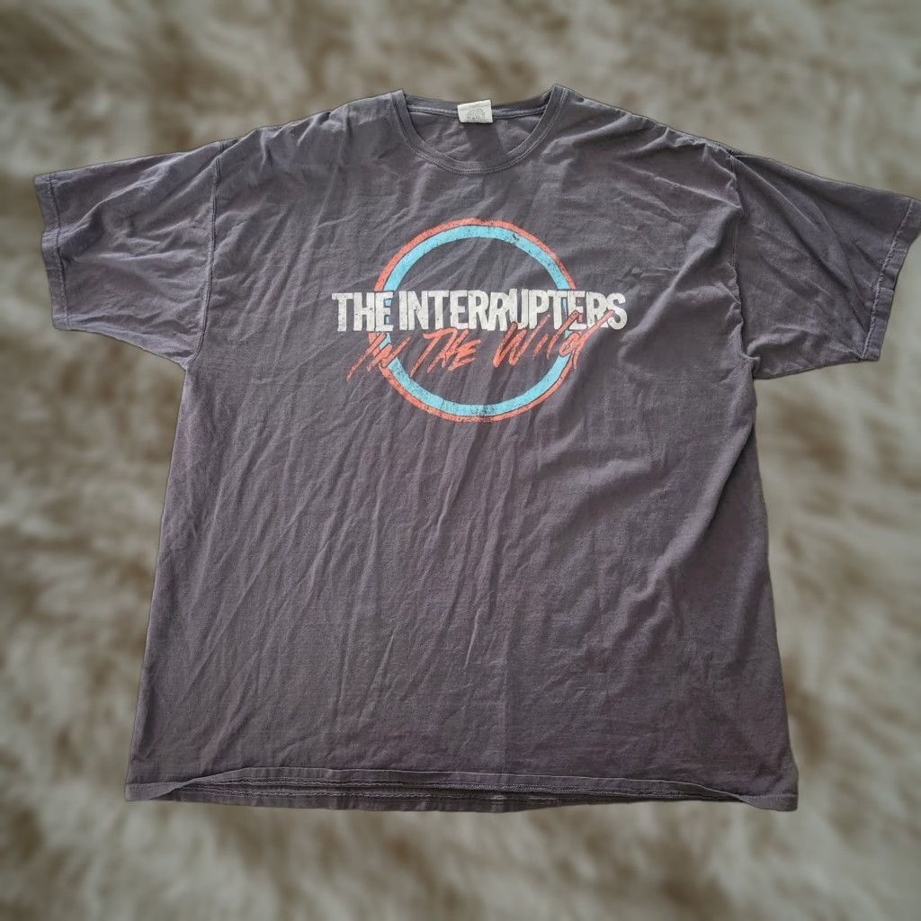 Vintage The Interrupters Tour T Shirt 2022 Mens 3XL Into The Wild Ska Rock Double Sided Gray Shirt Mens Size US XXL / EU 58 / 5 - 1 Thumbnail