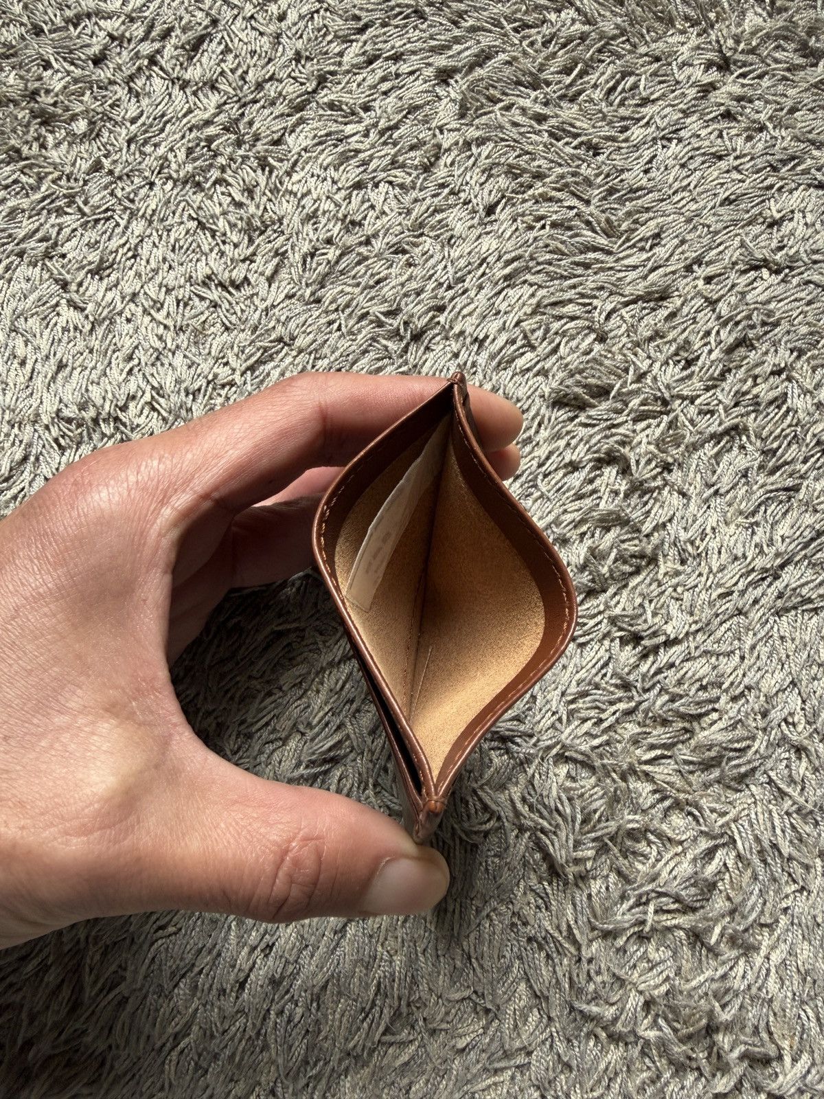 A.P.C. A.P.C brown leather card holder. Size ONE SIZE - 5 Thumbnail
