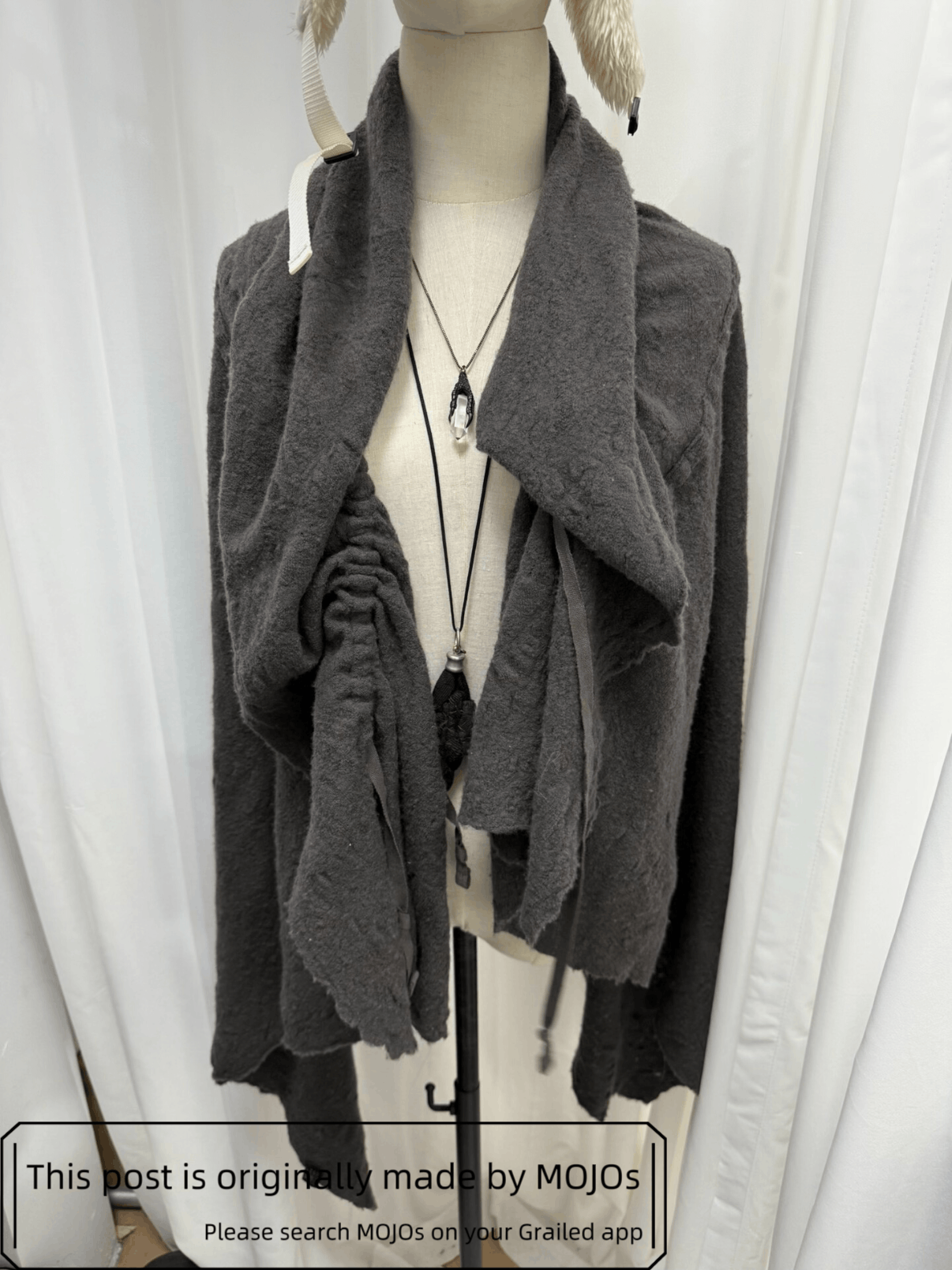 Julius Julius 7 Distressed Cape Scarf Size US M / EU 48-50 / 2 - 9 Thumbnail
