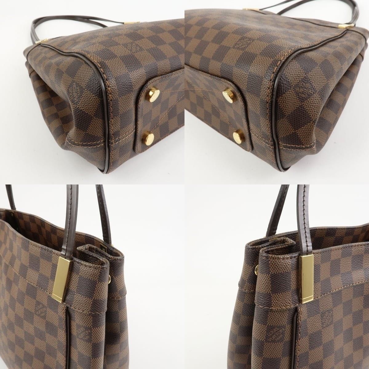 Louis Vuitton Louis Vuitton Damier Ebene Marylebone PM Shoulder Bag Brown Size ONE SIZE - 5 Thumbnail