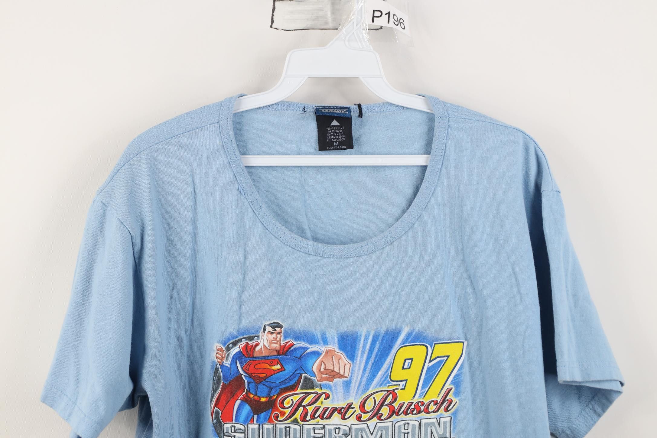 DC Comics Vintage DC Comics x NASCAR Superman Kurt Racing T-Shirt Size M / US 6-8 / IT 42-44 - 2 Thumbnail