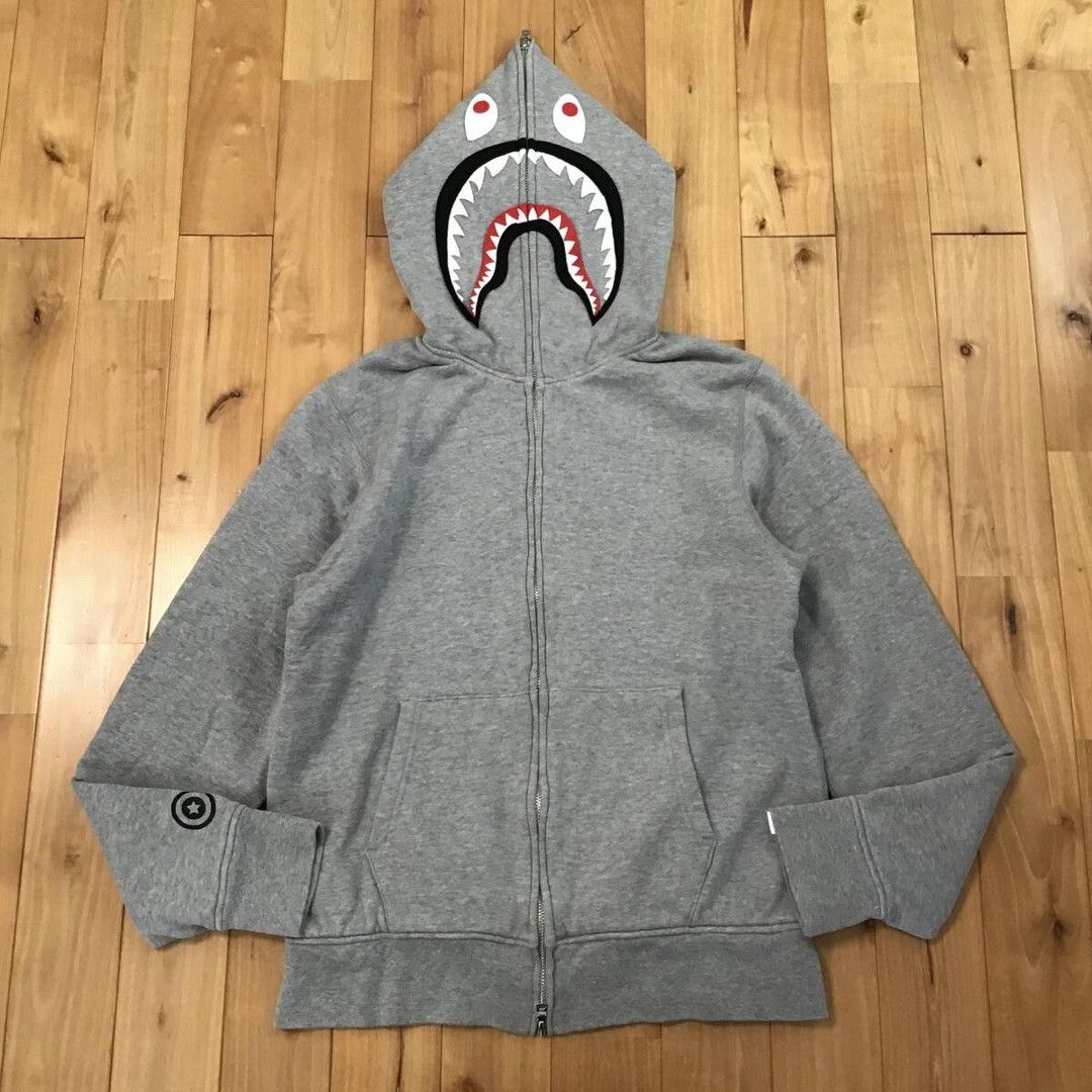 Bape 2024 BAPE 2nd Shark full zip hoodie a bathing ape PONR Size US M / EU 48-50 / 2 - 2 Thumbnail