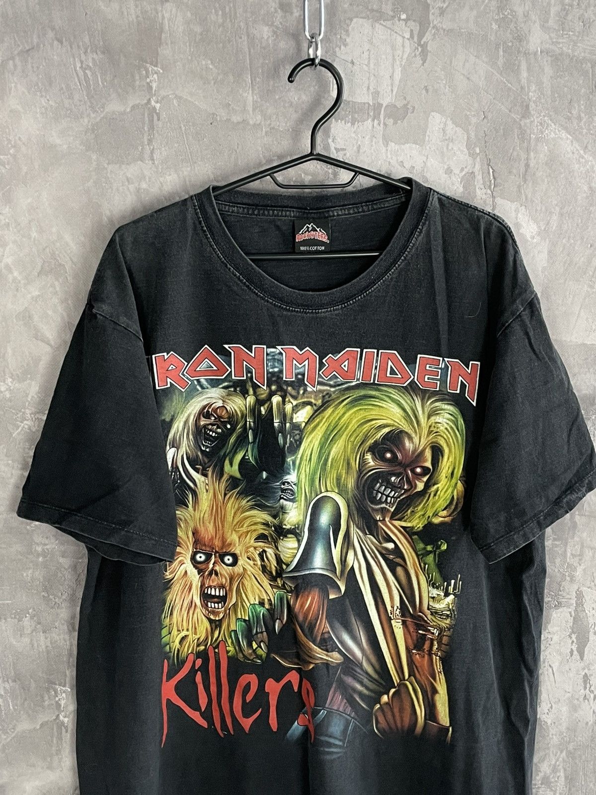Vintage Iron Maiden Vintage Grunge Vibe Rock t-shirt Size US XL / EU 56 / 4 - 7 Thumbnail