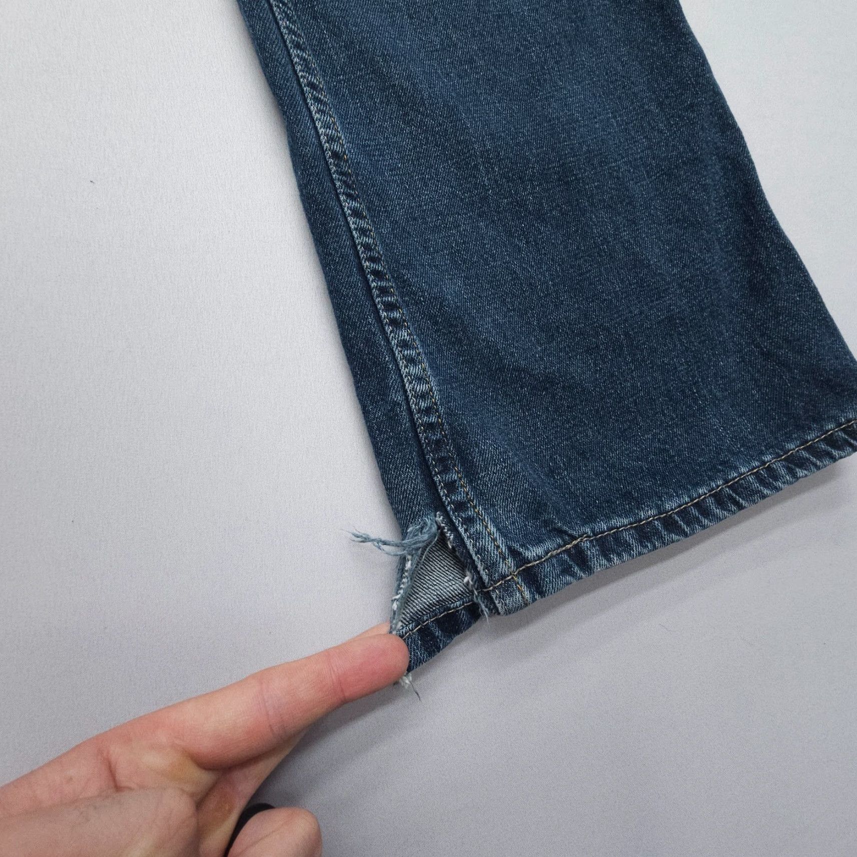 Levi's Levi's 527 Bootcut Jeans Mens 44 Regular Blue Dark Wash Y2K Western Size US 44 / EU 60 - 6 Thumbnail