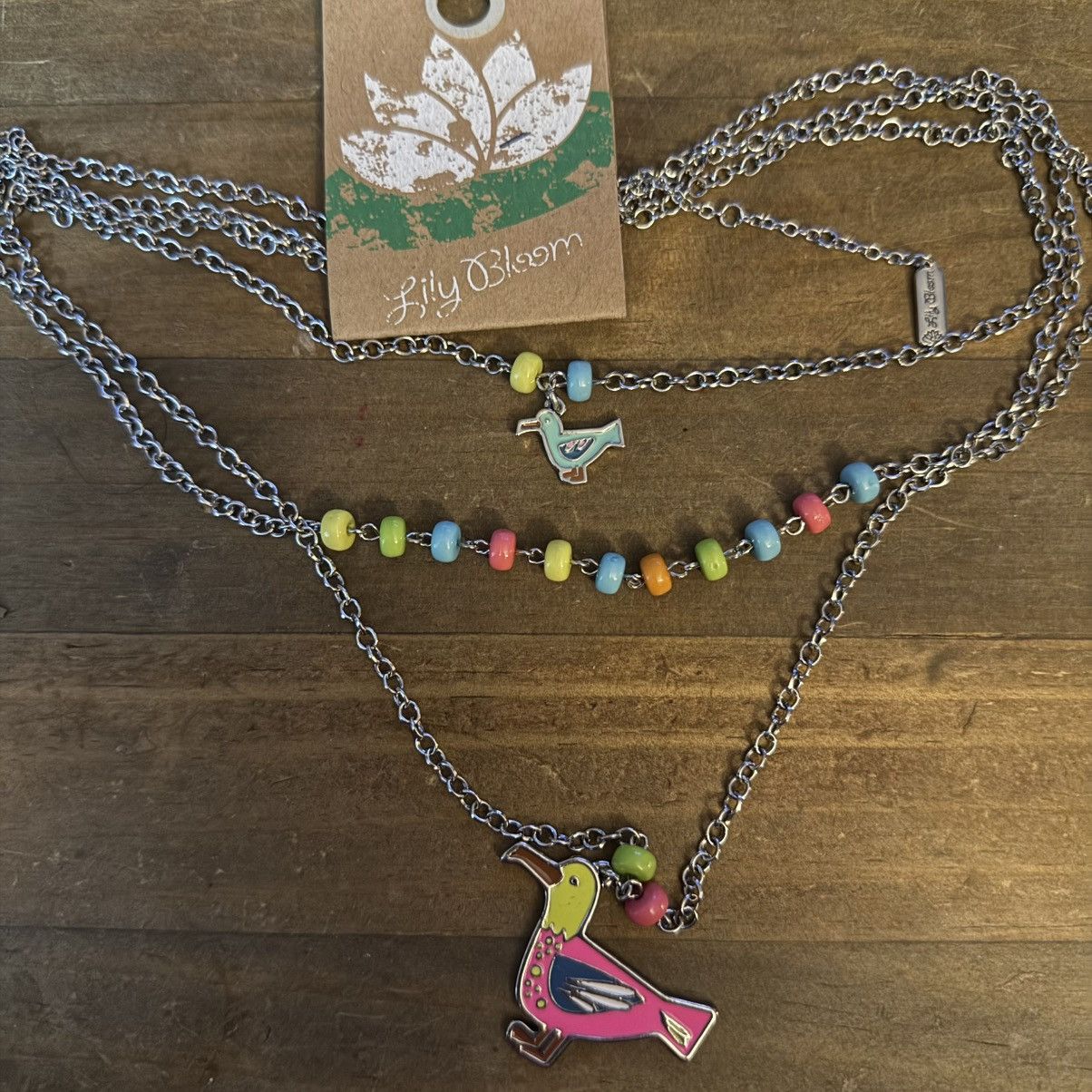 Other Lily Bloom multi strand layered seagull pendant necklace Size ONE SIZE - 2 Thumbnail