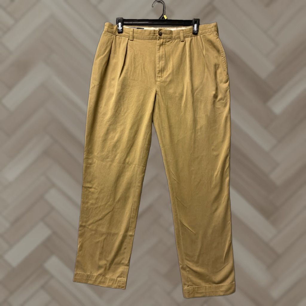 Polo Ralph Lauren Polo Ralph Lauren Chino Pants Straight Fit 38x34 Khaki Brown Mens Size US M / EU 48-50 / 2 - 1 Thumbnail