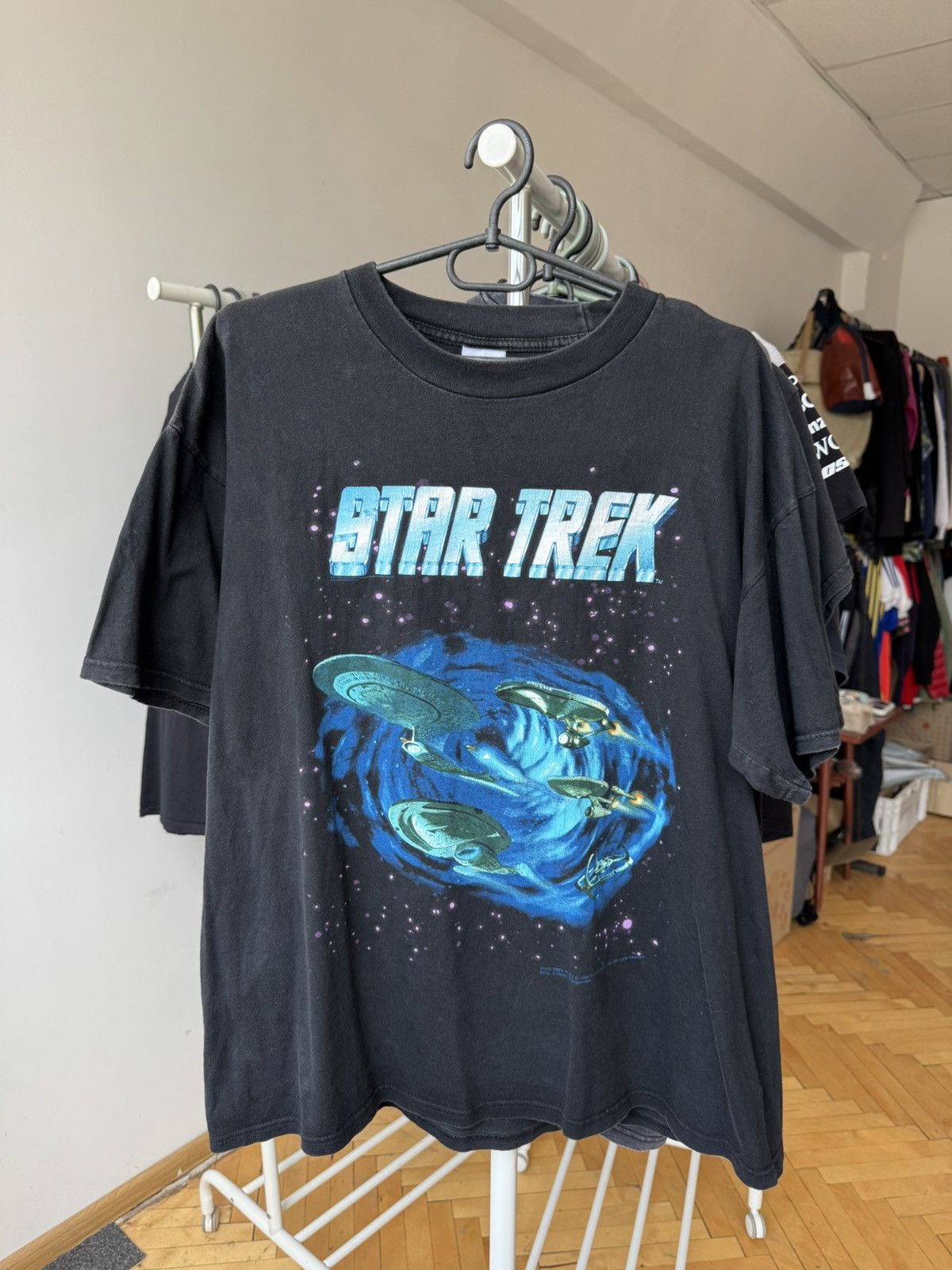 Star Wars Vintage 1998 Star Trek T-shirt Size US XL / EU 56 / 4 - 1 Thumbnail