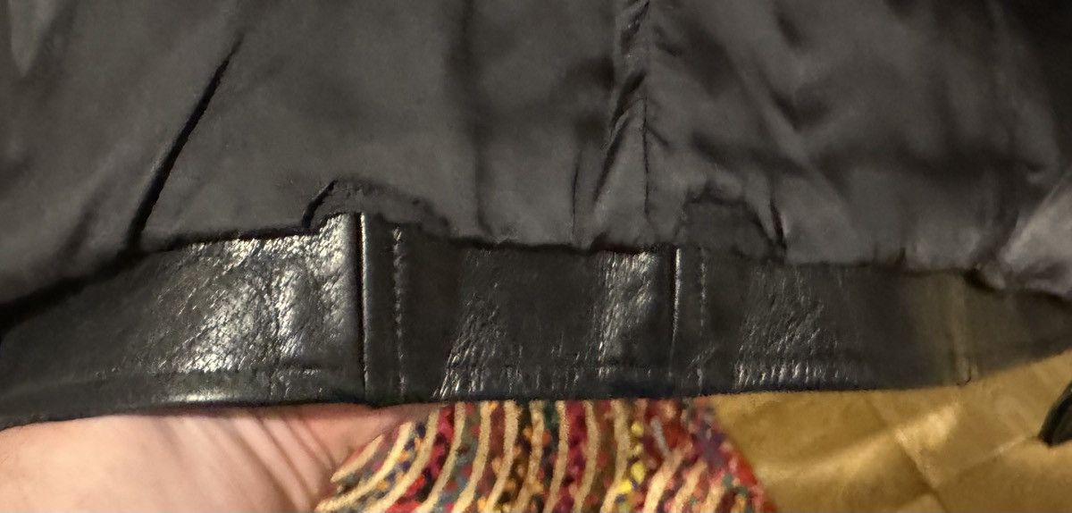 Michael Kors MICHAEL KORS MEN’S BLACK LEATHER MC JACKET - SIZE M Size US M / EU 48-50 / 2 - 9 Thumbnail