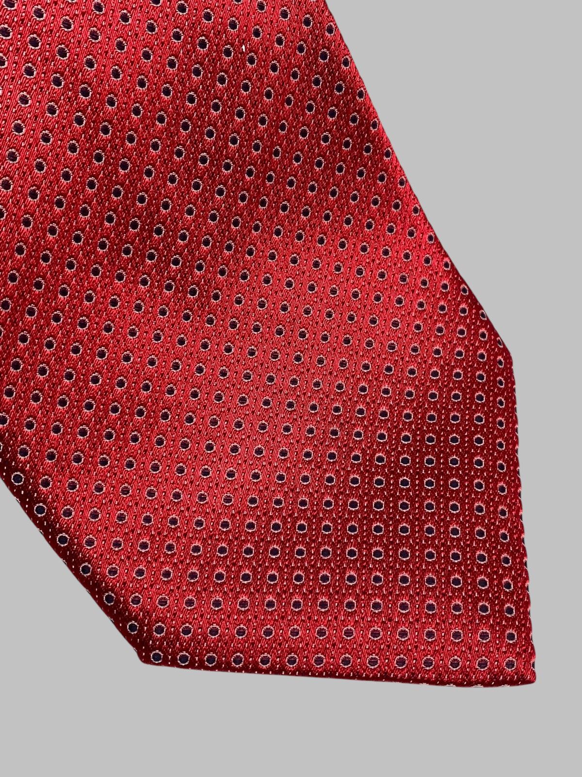 Other Italo Ferretti Tie Red 100% Silk Size ONE SIZE - 6 Thumbnail