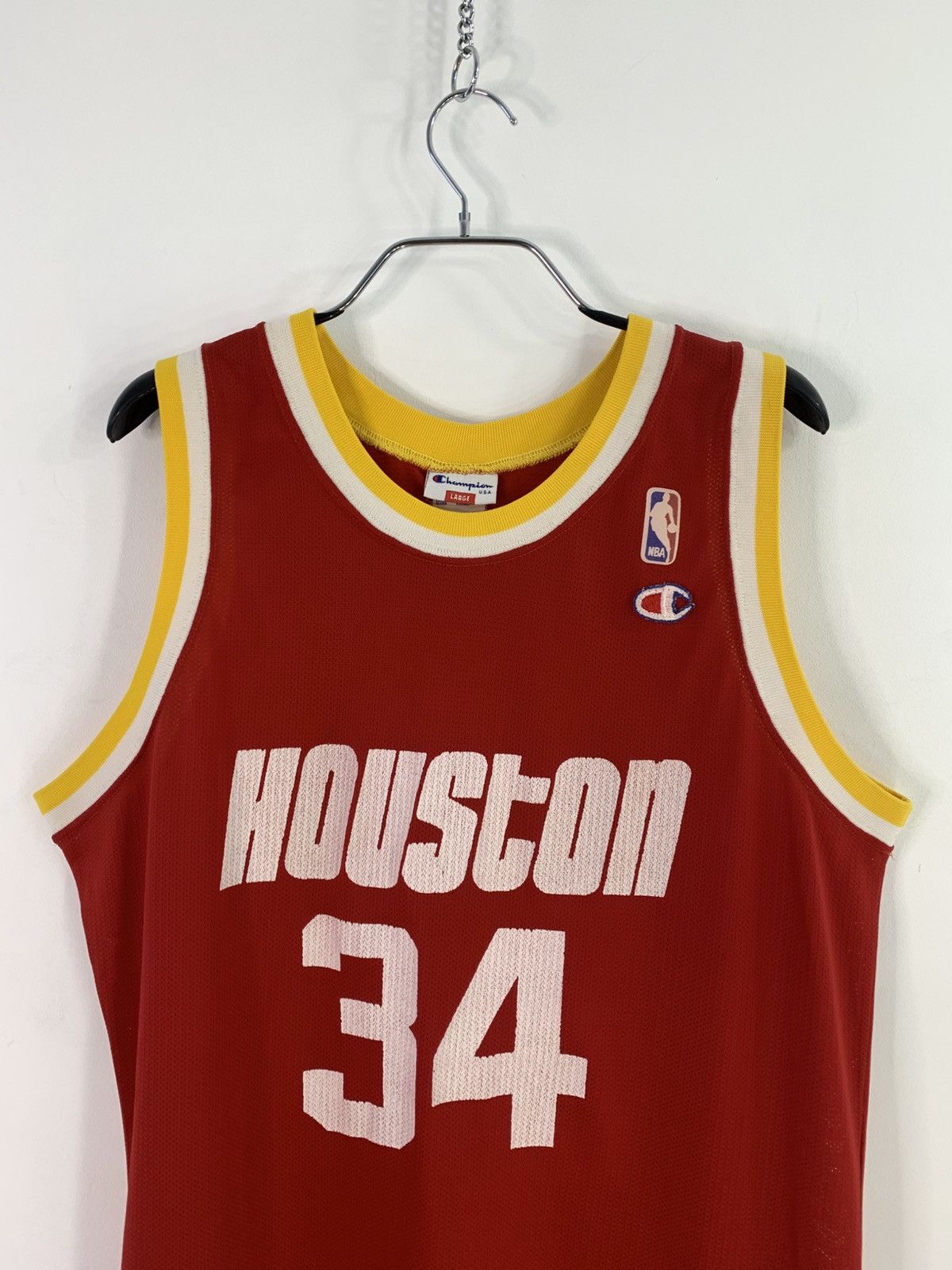 Hakeem Olajuwon Rockets ユニフォーム 34 Mitchell & Ness Houston
