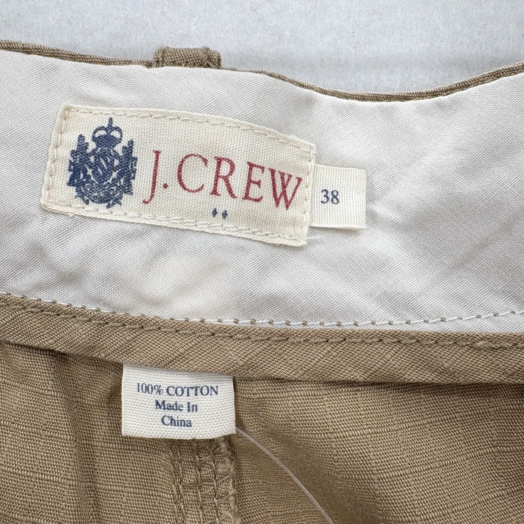 J.Crew J.Crew Cargo Shorts Mens 38 Beige Ripstop Cotton 11 Inseam Utility Hiking NWT Size US 38 / EU 54 - 3 Thumbnail