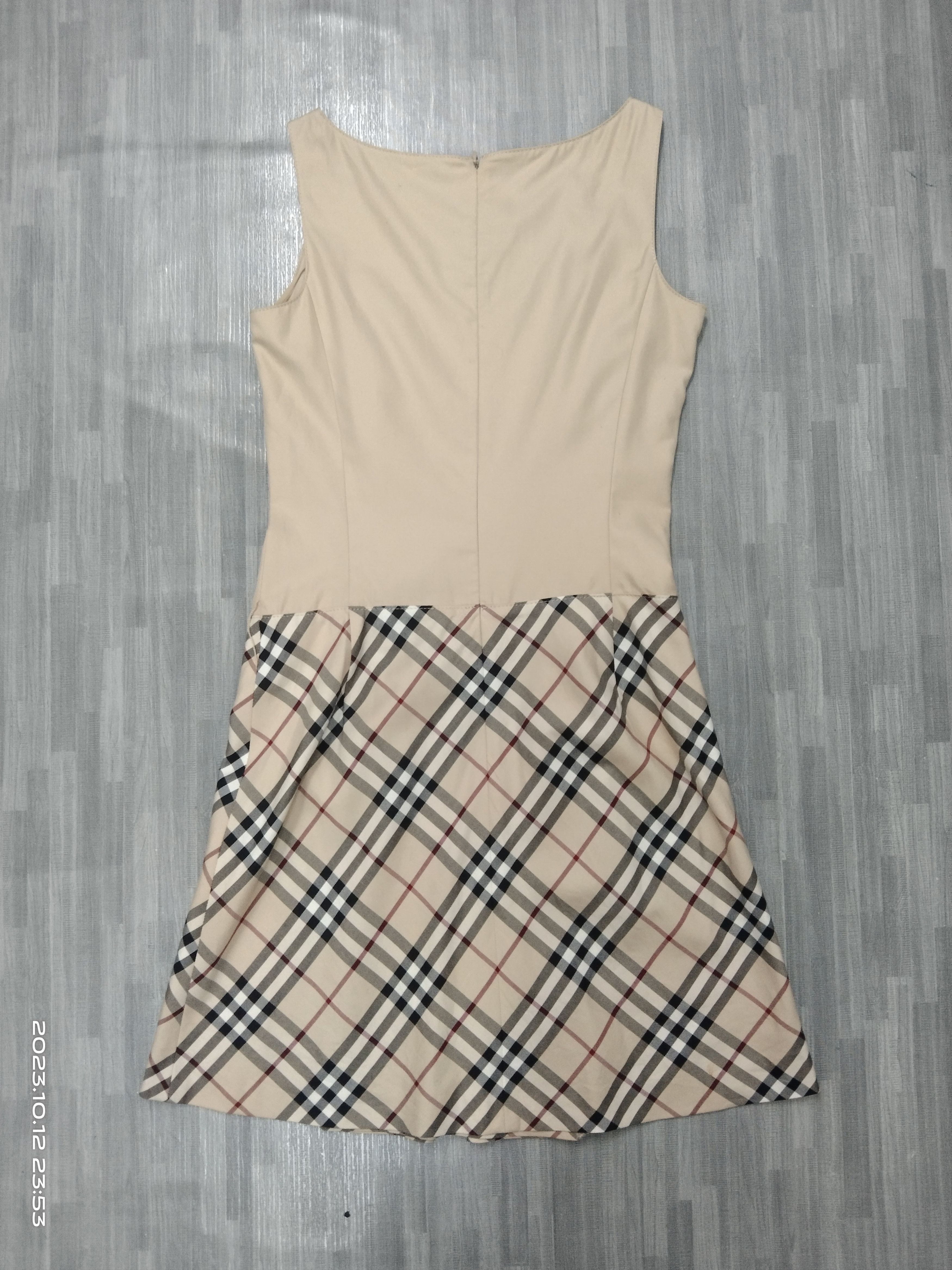 Burberry OG GRAILS🔥BURBERRY NOVA CHECK DRESS Size XS / US 0-2 / IT 36-38 - 5 Thumbnail