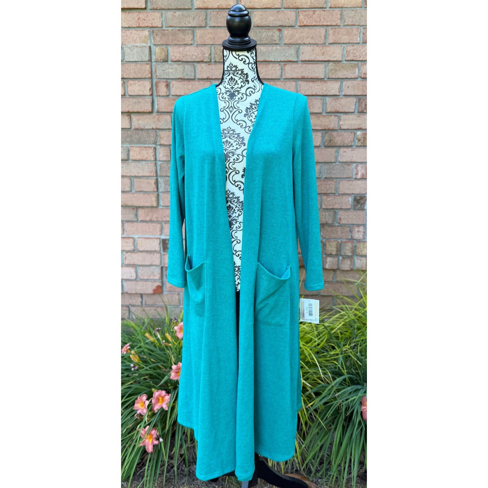 Other NWT Lularoe Teal Sarah Cardigan Duster Sweater Size Medium Size M / US 6-8 / IT 42-44 - 1 Thumbnail