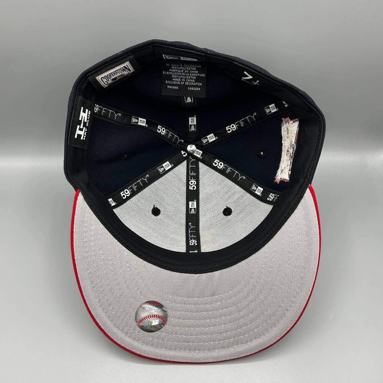 New Era St. Louis Cardinals Hat Men 7 1/4 Navy Red MLB Fitted Cap Size ONE SIZE - 2 Thumbnail