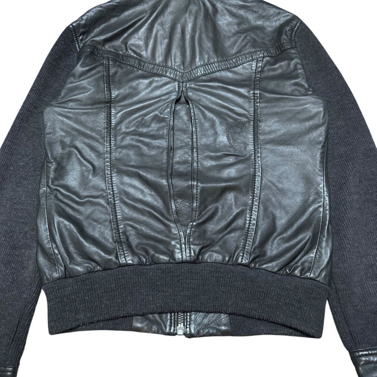 Dolce & Gabbana Dolce & Gabbana Leather Jacket Hybrid Patina Size US M / EU 48-50 / 2 - 12 Thumbnail
