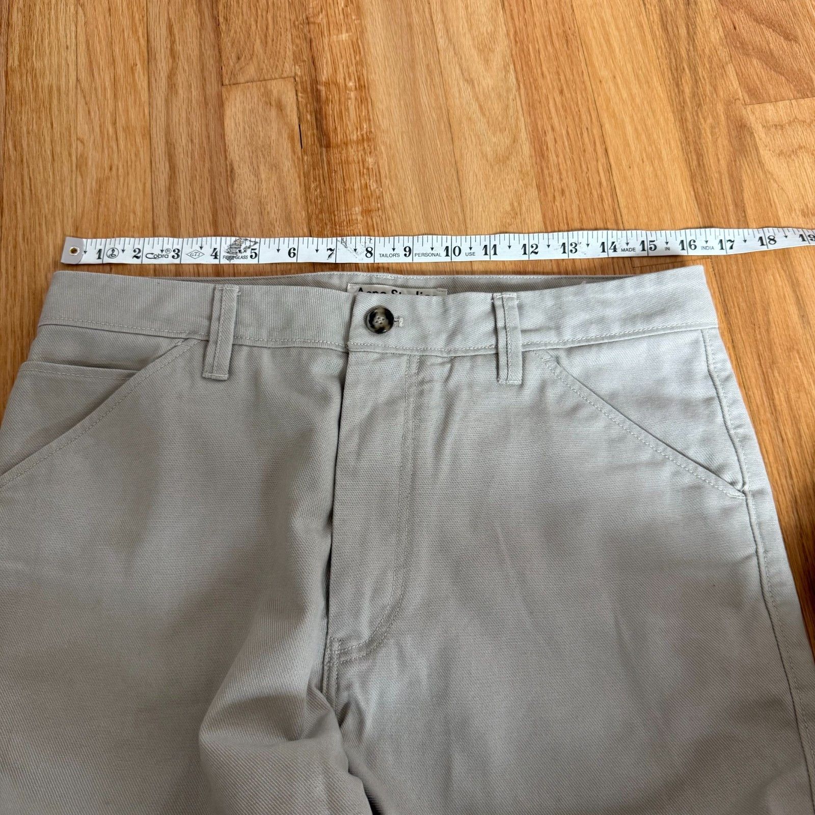 Acne Studios Acne Studios AW17 Allan W Twill Trousers Size US 32 / EU 48 - 7 Thumbnail