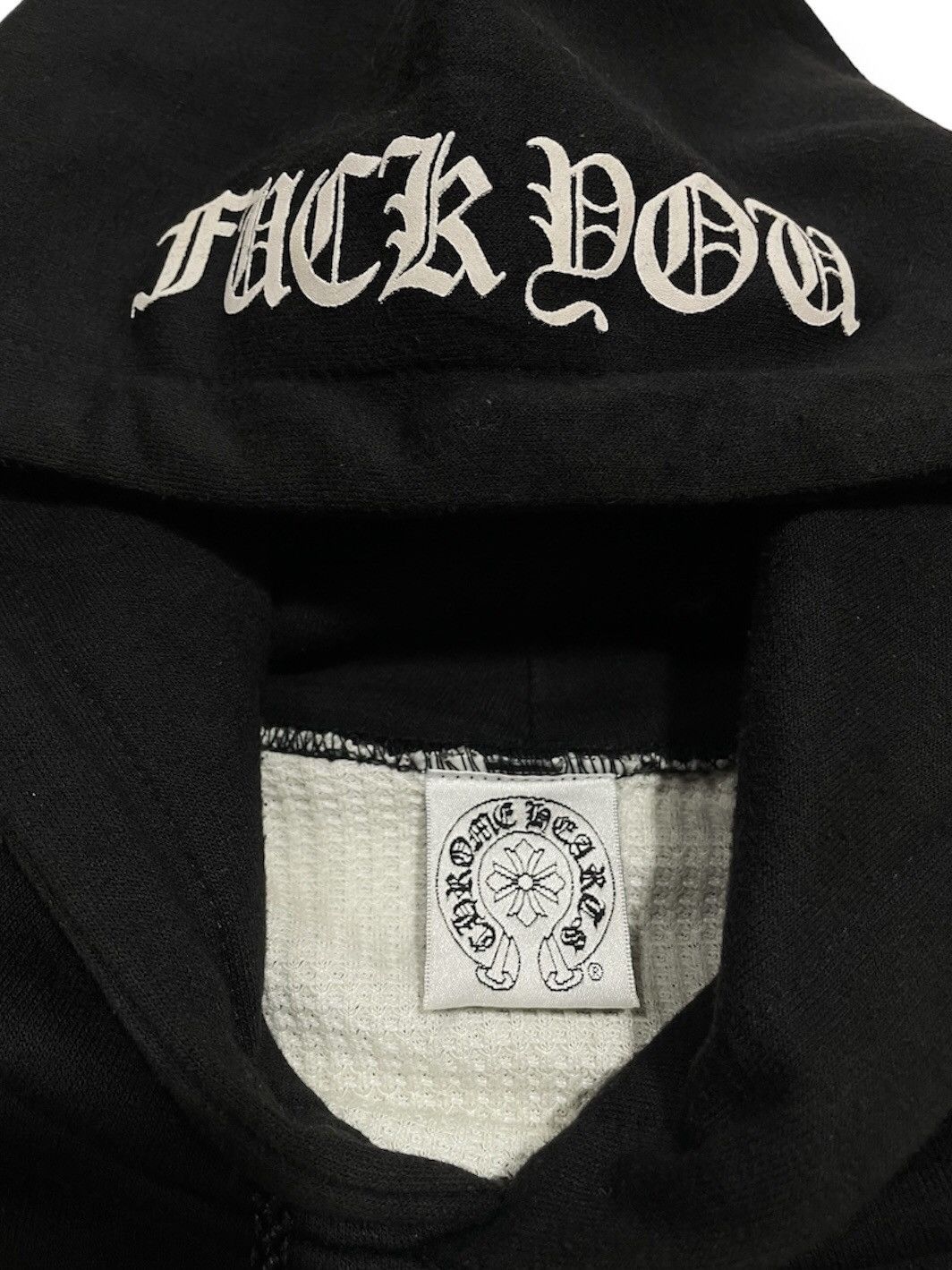 Chrome Hearts Vintage Chrome Hearts Thermal Lined Hoodie Size US S / EU 44-46 / 1 - 7 Thumbnail