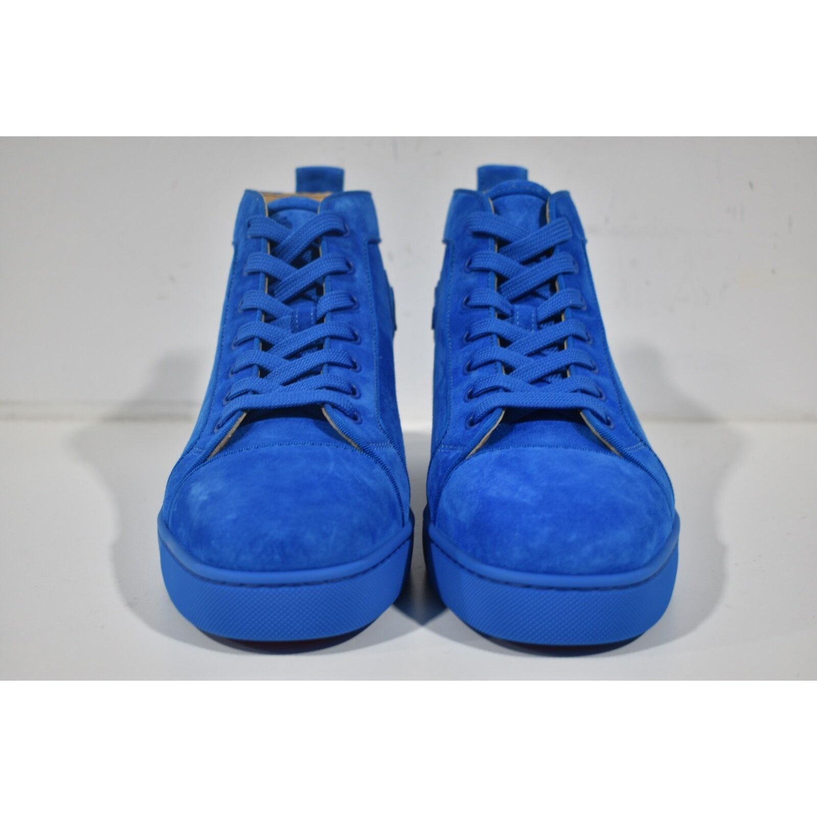 Christian Louboutin Christian Louboutin Louis Orlato Flat Alize Blue Suede High Size US 10 / EU 43 - 3 Thumbnail