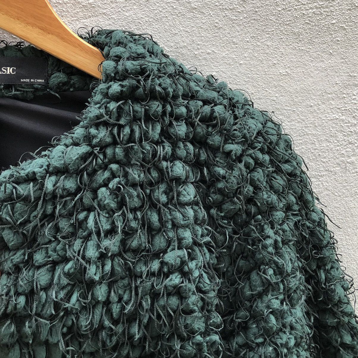 Zara Zara Green Fuzzy Fringe Jacket Size S Size S / US 4 / IT 40 - 6 Thumbnail