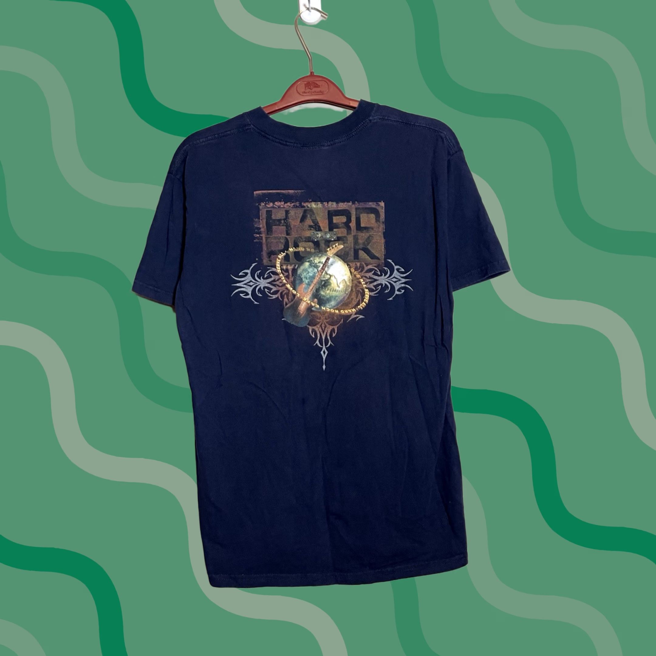 Hard Rock Cafe VINTAGE Hard Rock Cafe Shirt Blue 90s L Mens Size US L / EU 52-54 / 3 - 1 Thumbnail